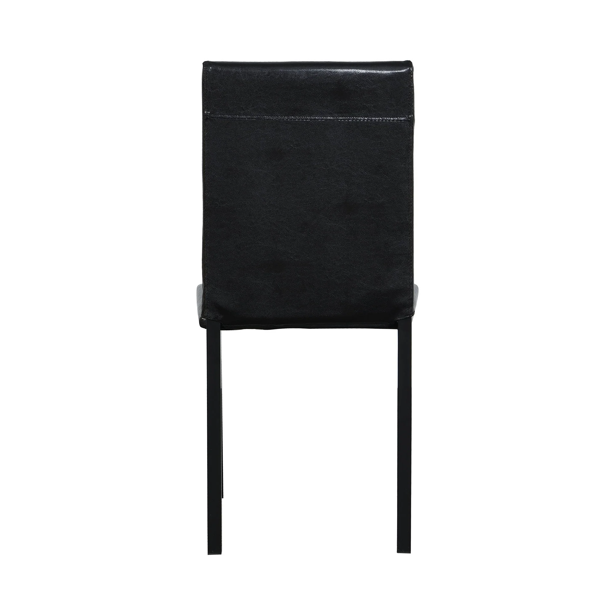Metal Frame Dining Seats (Set of 4) - Black - Image 3