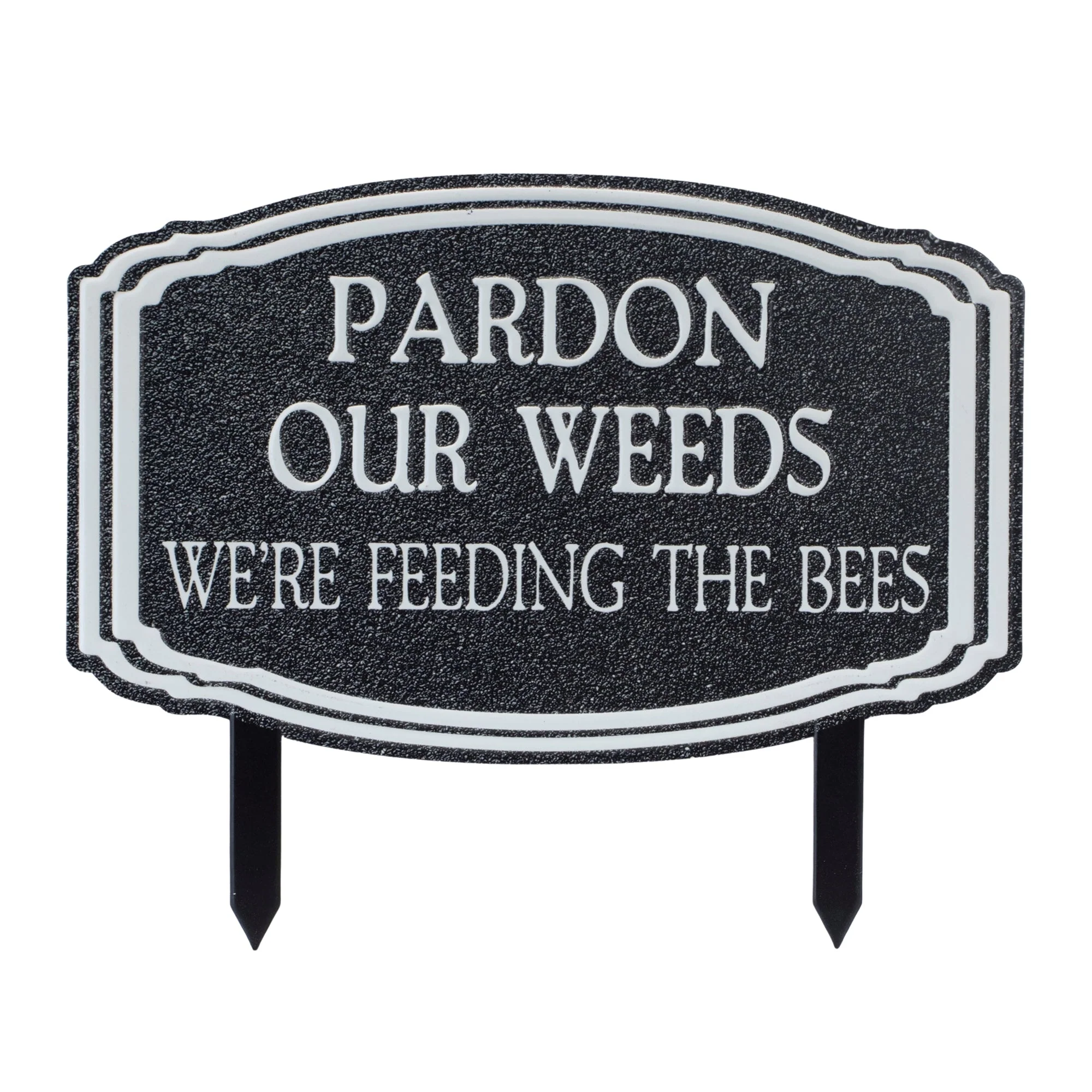Metal Garden Weeds Stake Sign (Set of 2) - Image 3