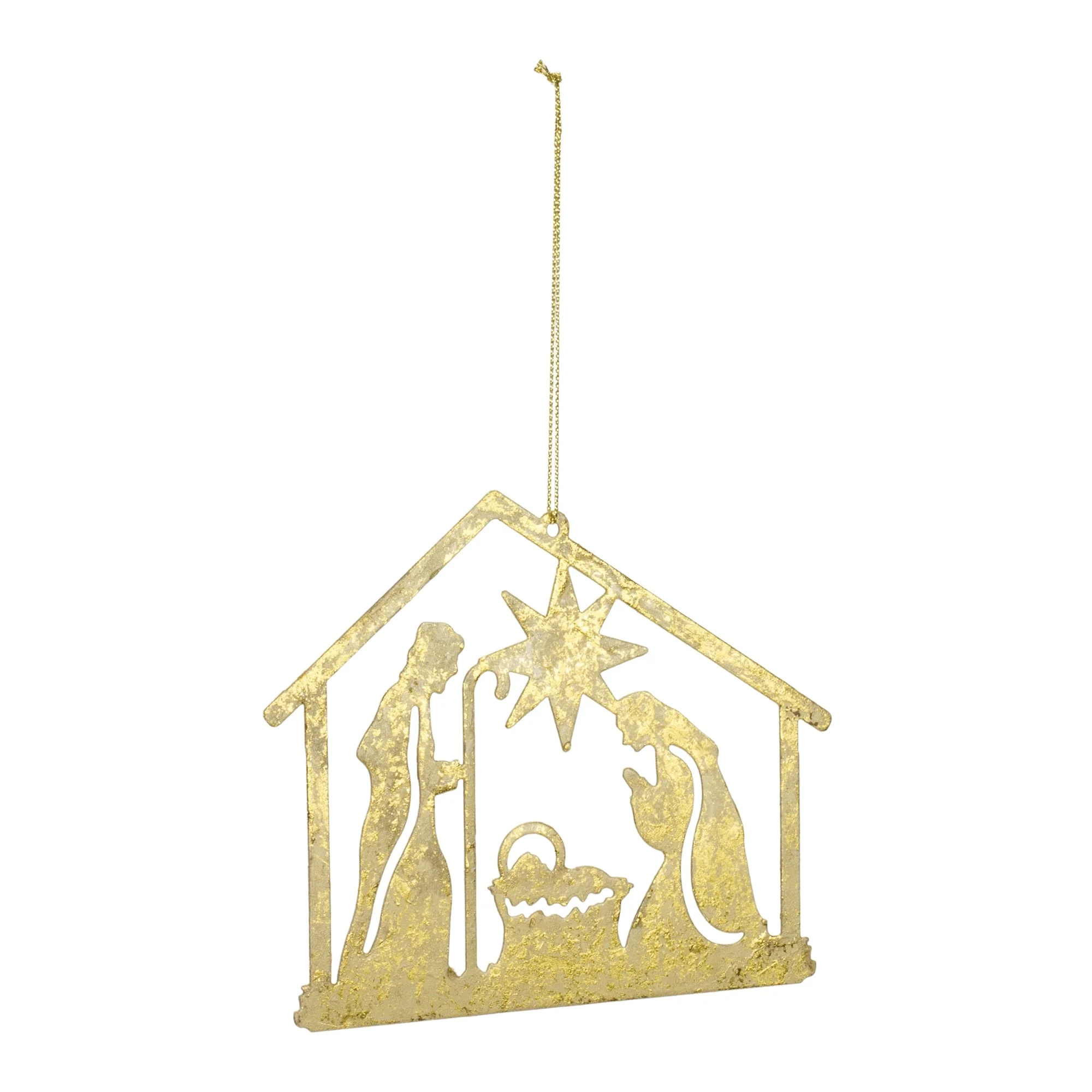 Metal Holy Family Cut Out Ornament (Set of 12) - Image 2