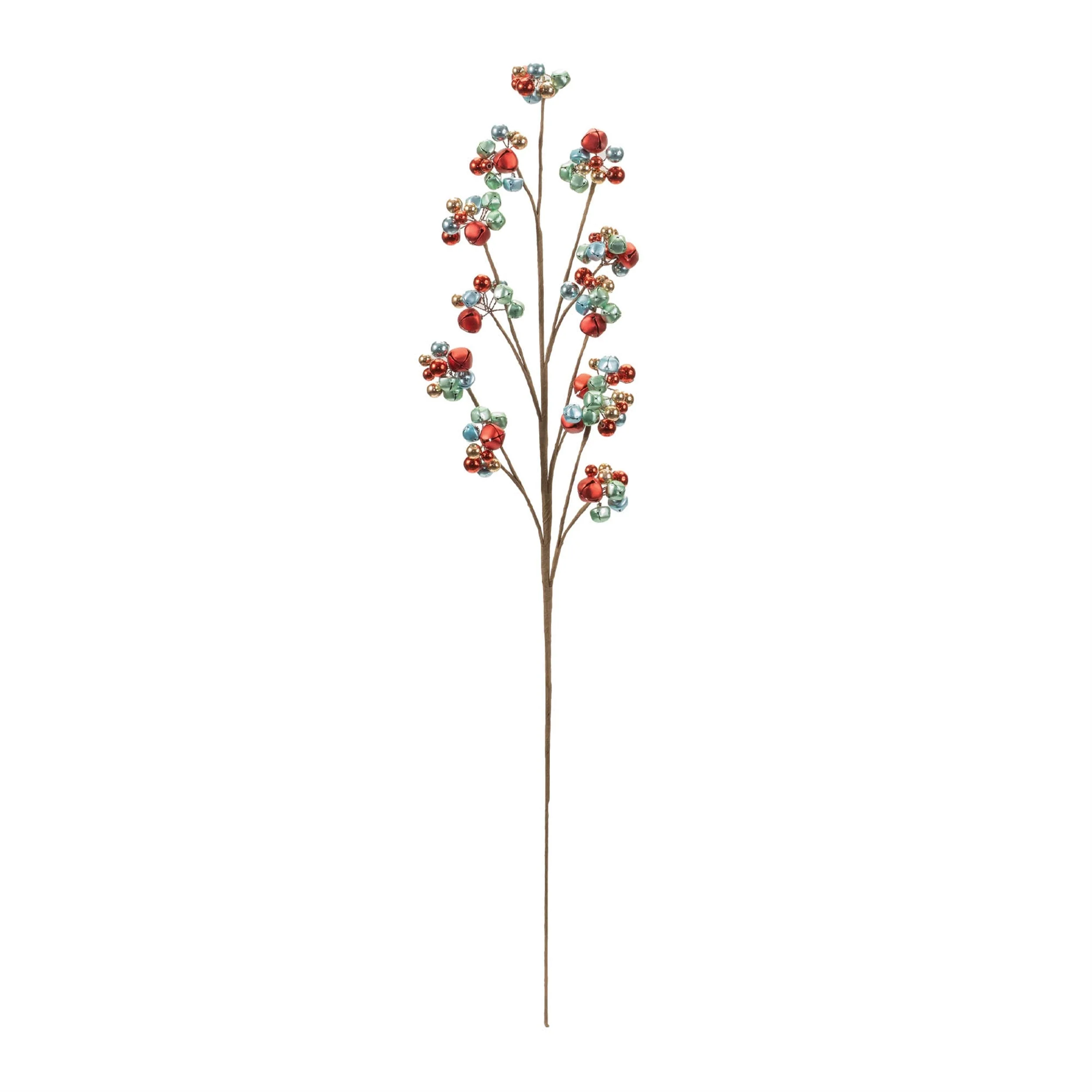 Metal Sleigh Bell Cluster Spray (Set of 2) - Image 2