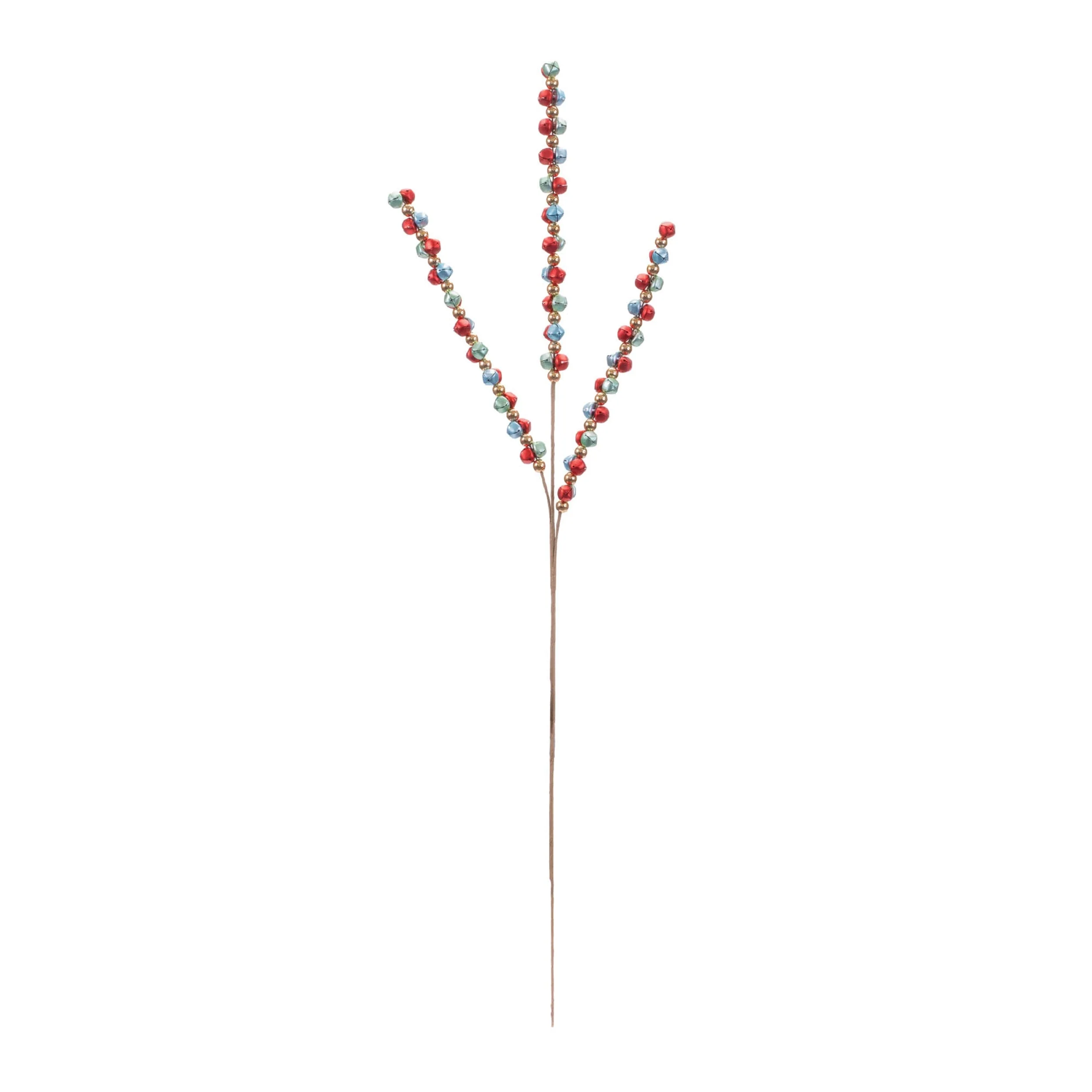 Metal Sleigh Bell Spray (Set of 6) - Image 2