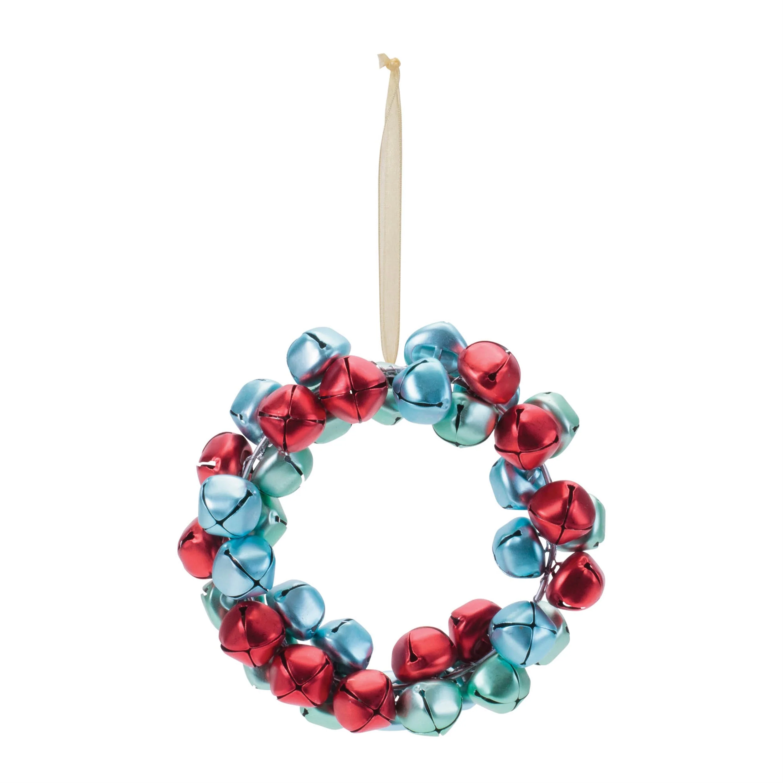 Metal Sleigh Bell Wreath Ornament (Set of 12) - Image 2