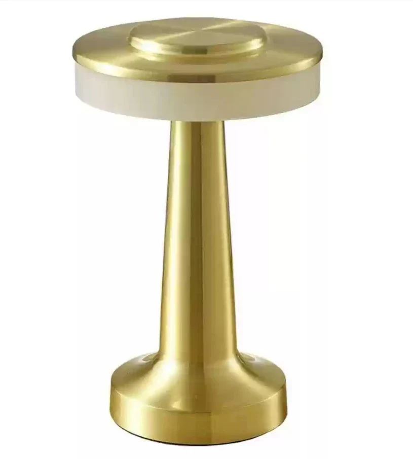Metal Touch Table Lamp USB Rechargeable Portable Bedside Night Light for Bar - Image 8