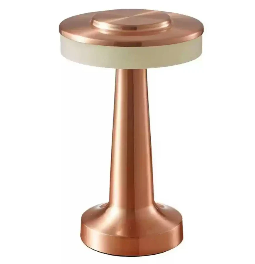 Metal Touch Table Lamp USB Rechargeable Portable Bedside Night Light for Bar - Image 9