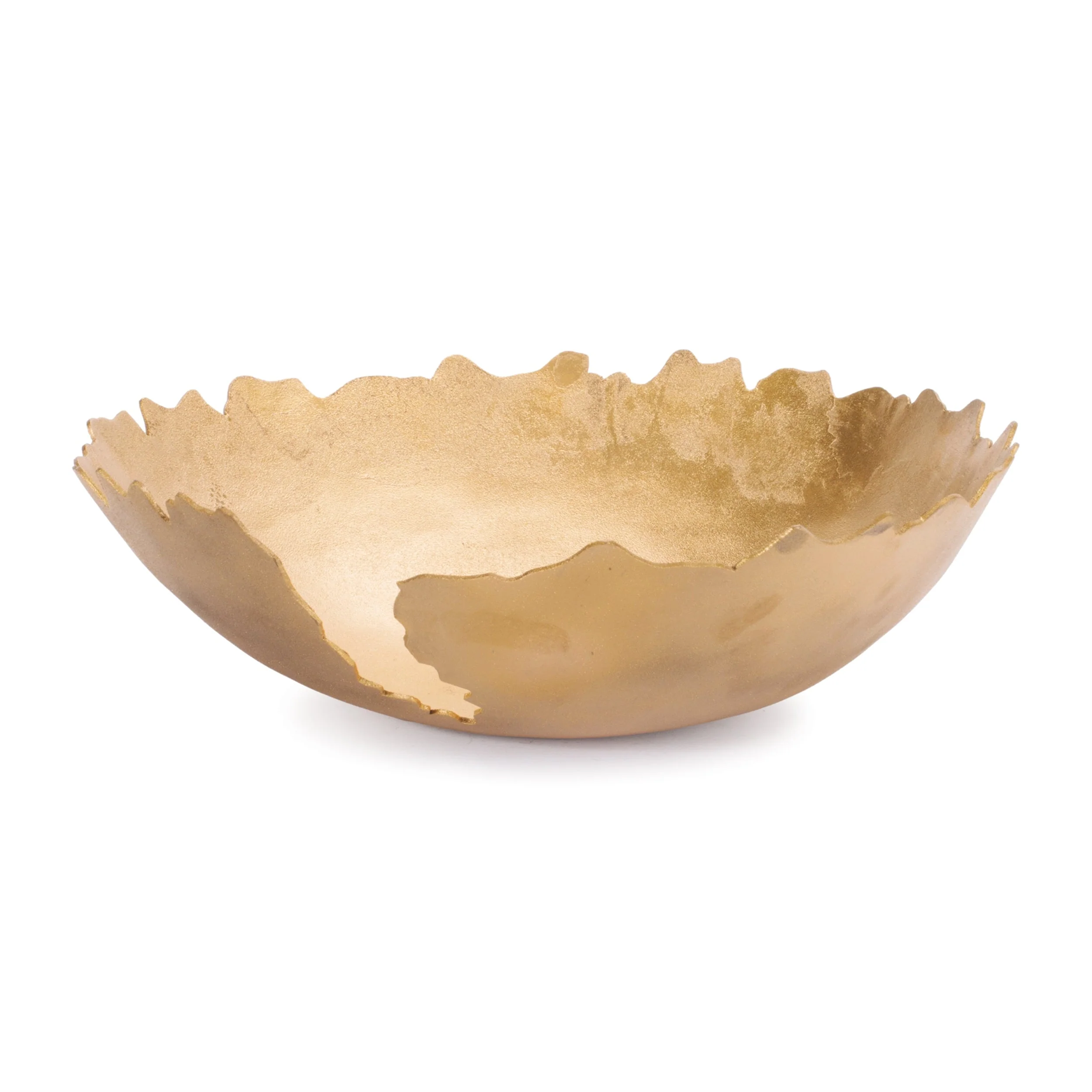 Metallic Abstract Aluminum Bowl (Set of 2) - Image 2