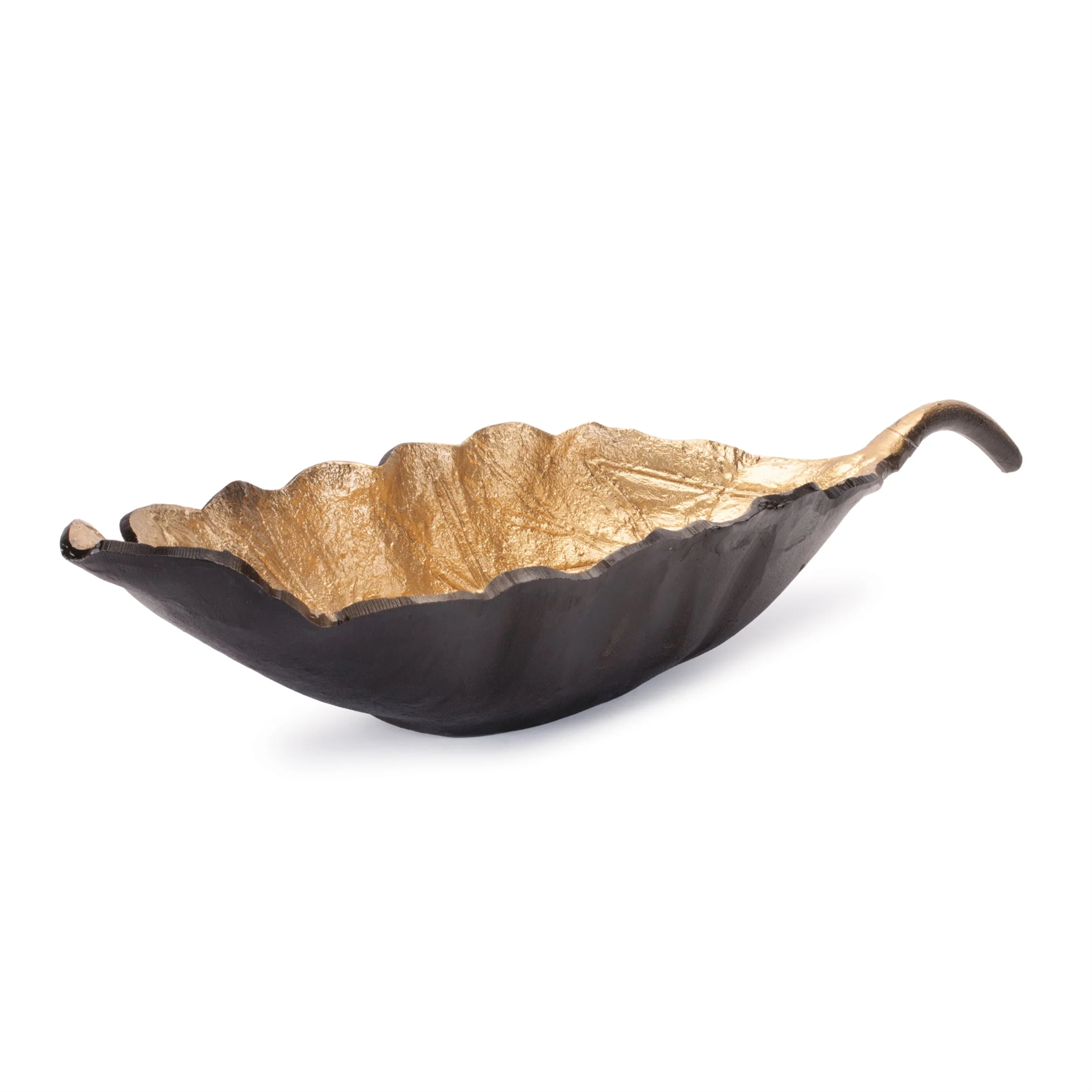 Metallic Aluminum Leaf Bowl (Set of 2) - Image 2