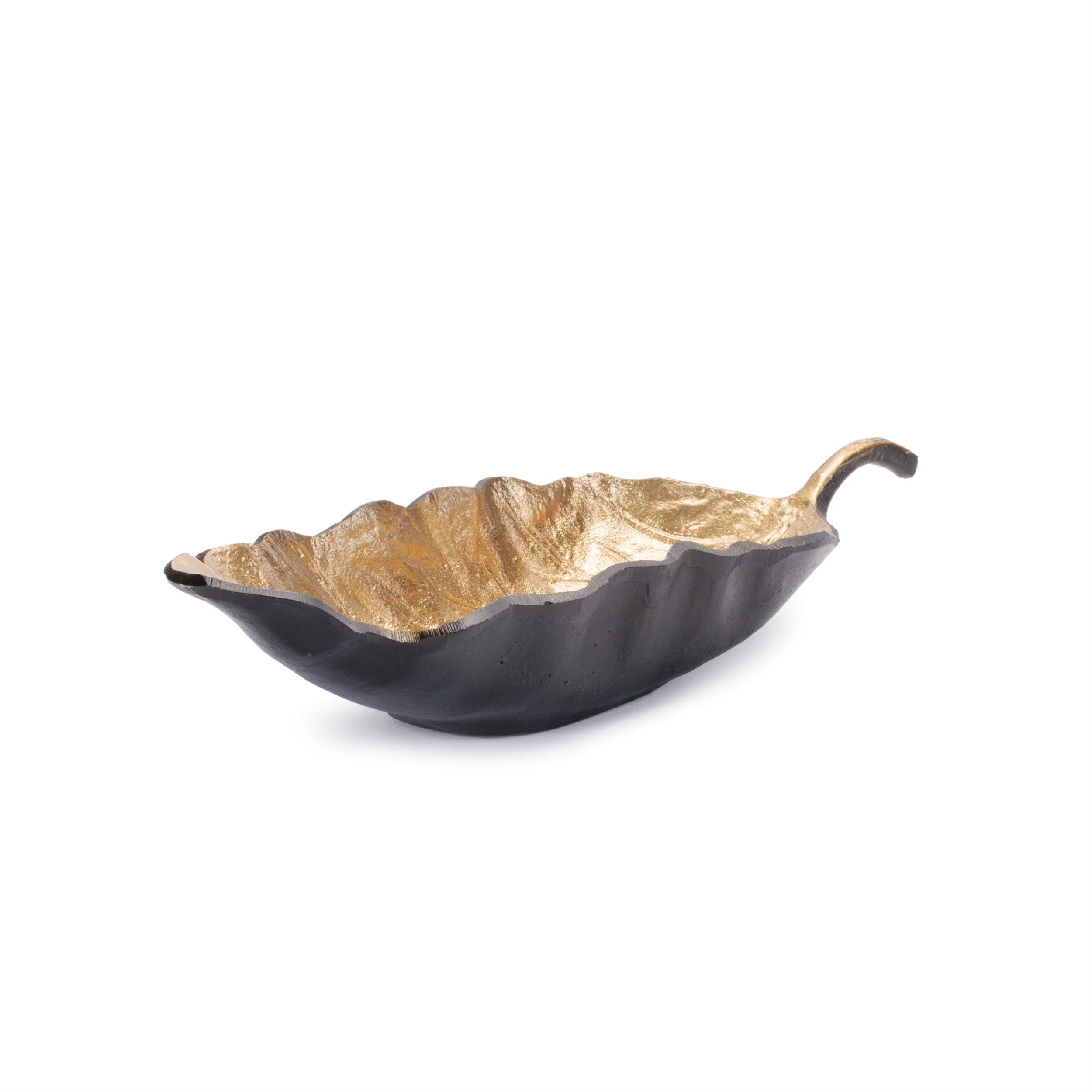 Metallic Aluminum Leaf Bowl (Set of 2) - Image 3