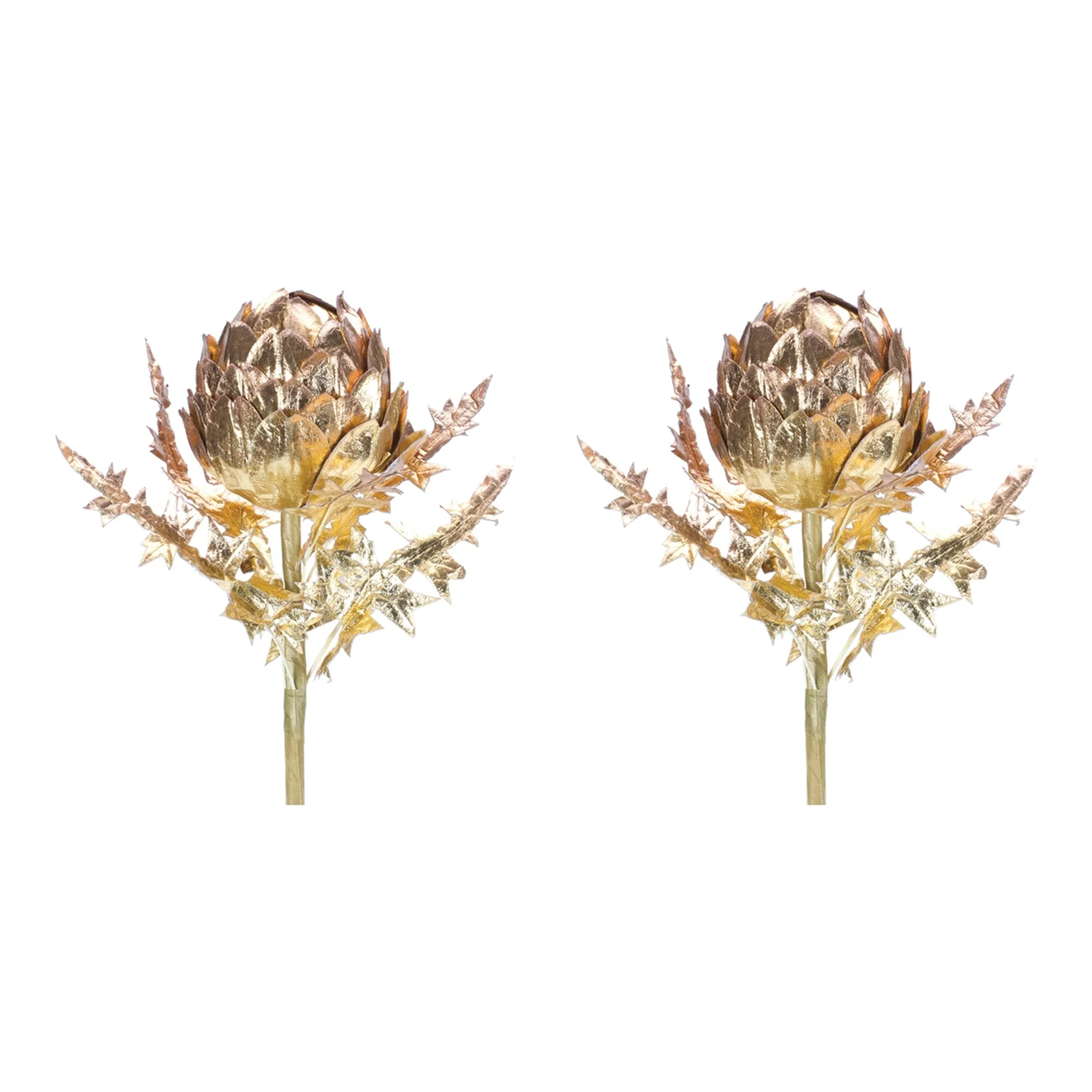 Metallic Artichoke Stem (Set of 2) - Image 3