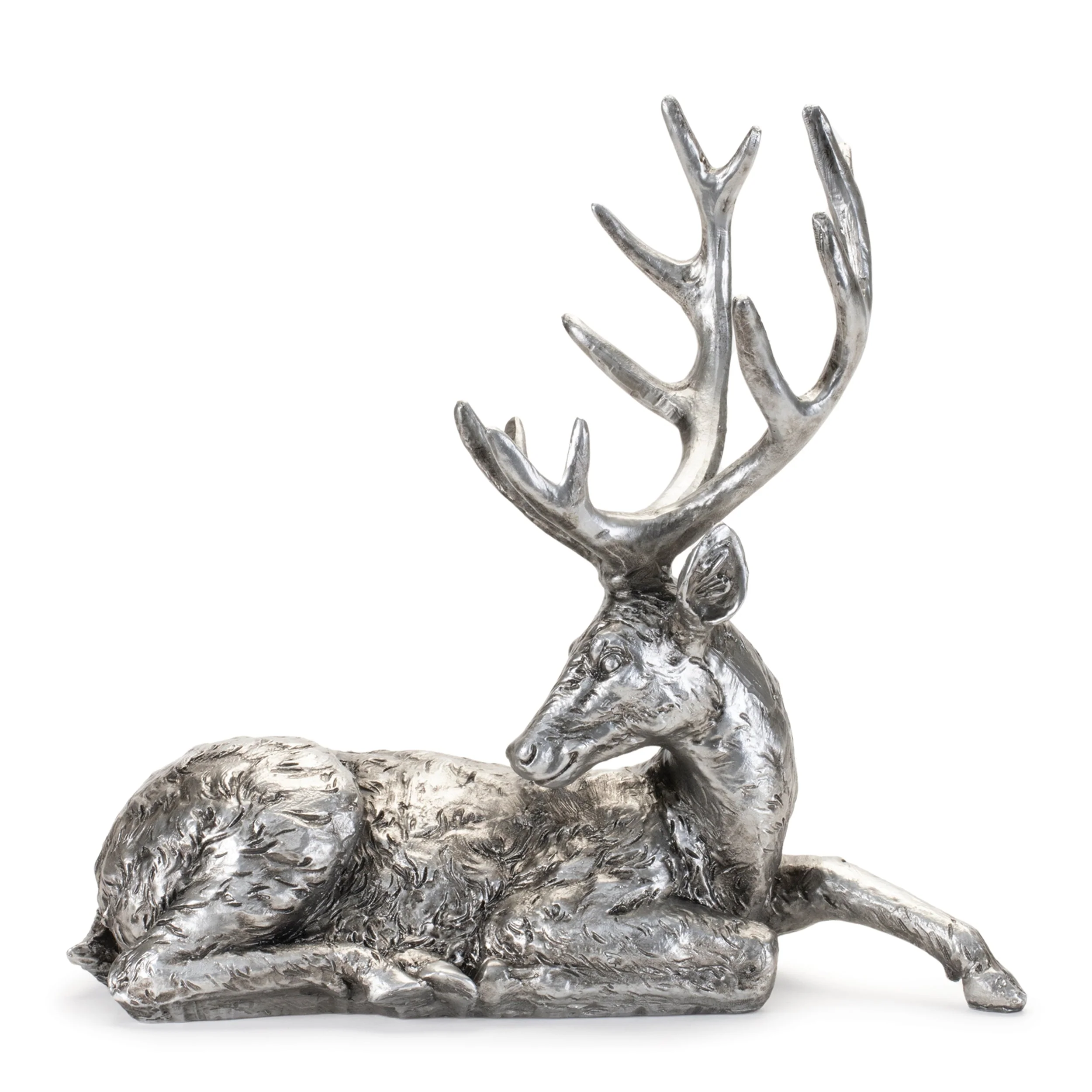 Metallic Deer Statue (Set of 2) - Image 2