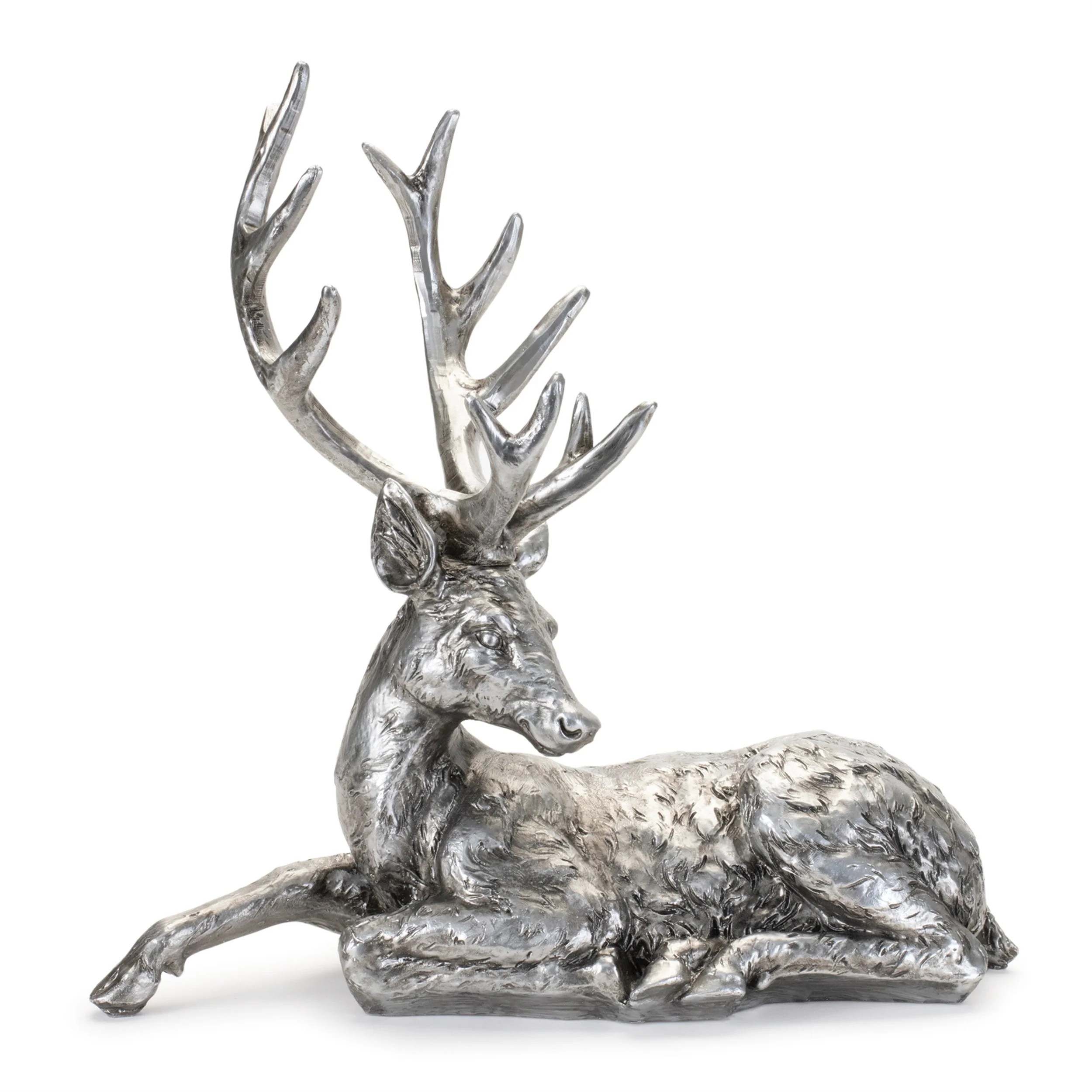 Metallic Deer Statue (Set of 2) - Image 3