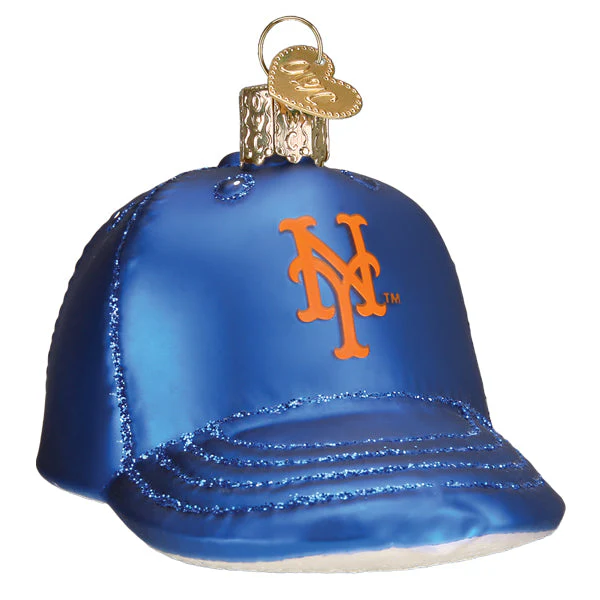 Mets Baseball Cap Ornament - Image 3