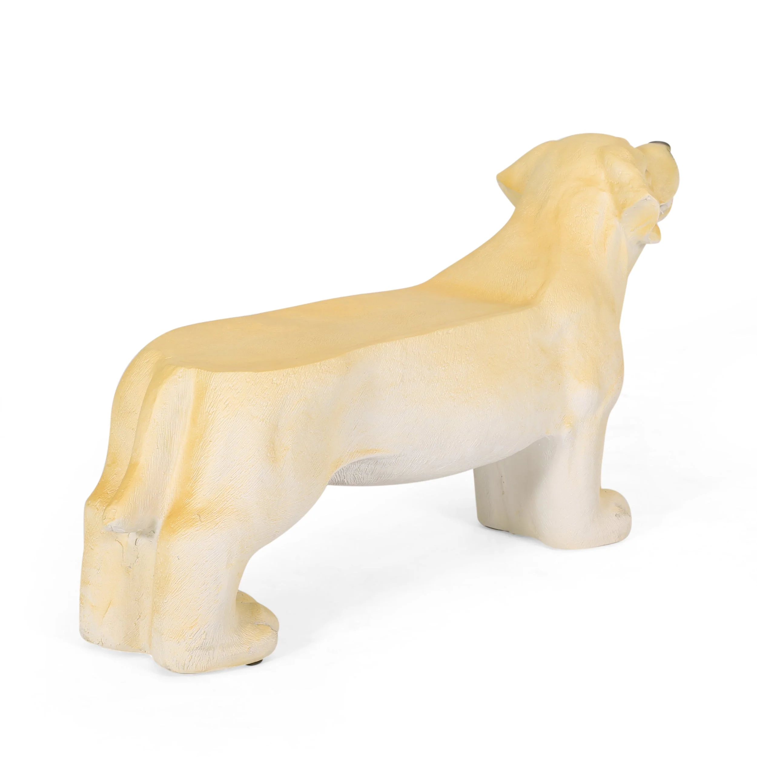MGO Dog Bench, Outdoor Light Brown, No Assembly Required - Image 7