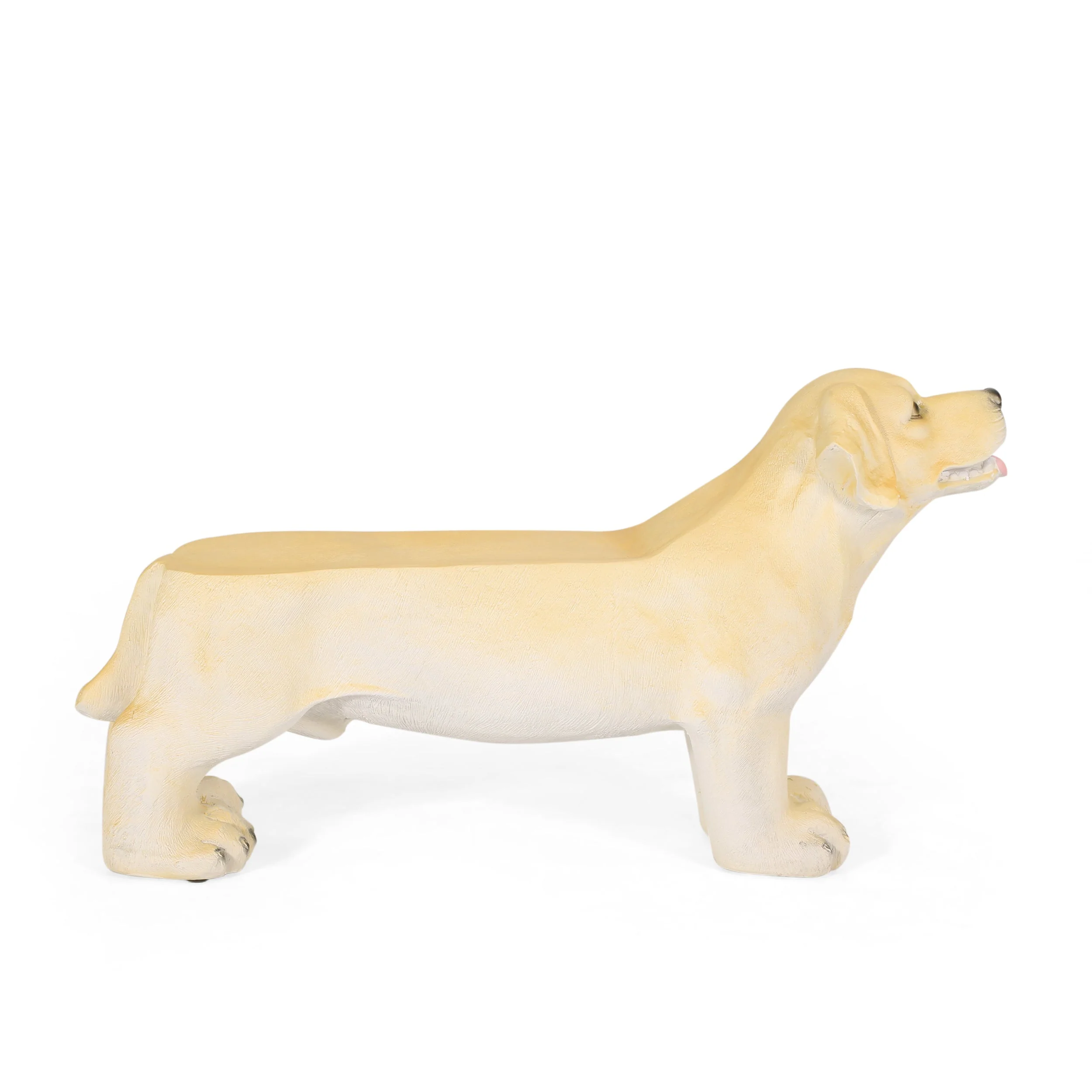 MGO Dog Bench, Outdoor Light Brown, No Assembly Required - Image 8
