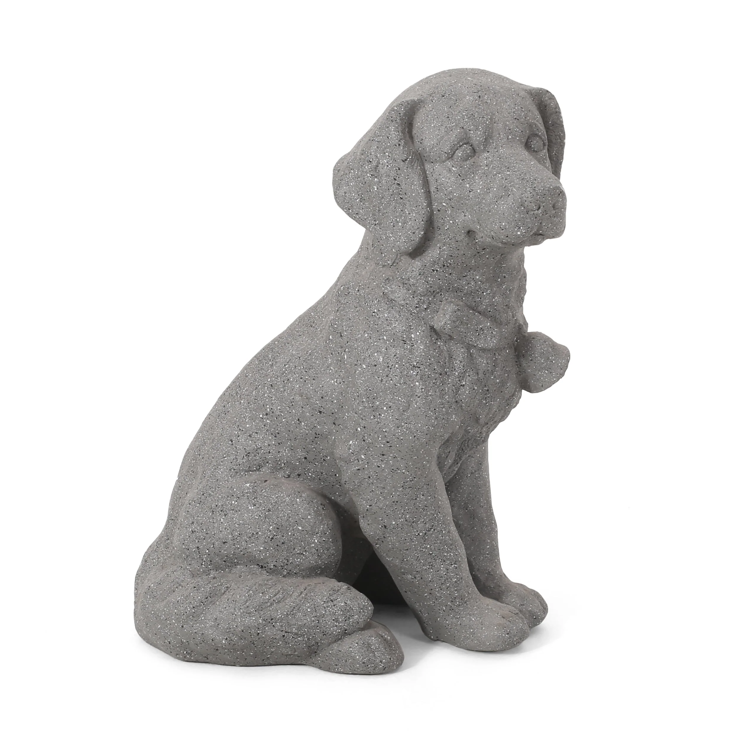 MGO Dog Statue, Outdoor Stone Gray, No Assembly Required - Image 10