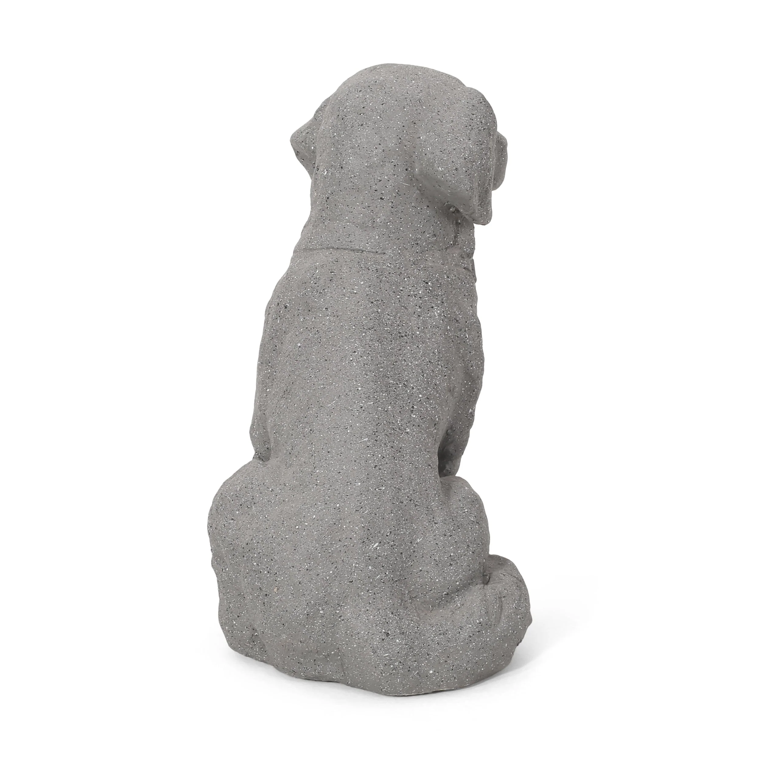 MGO Dog Statue, Outdoor Stone Gray, No Assembly Required - Image 12