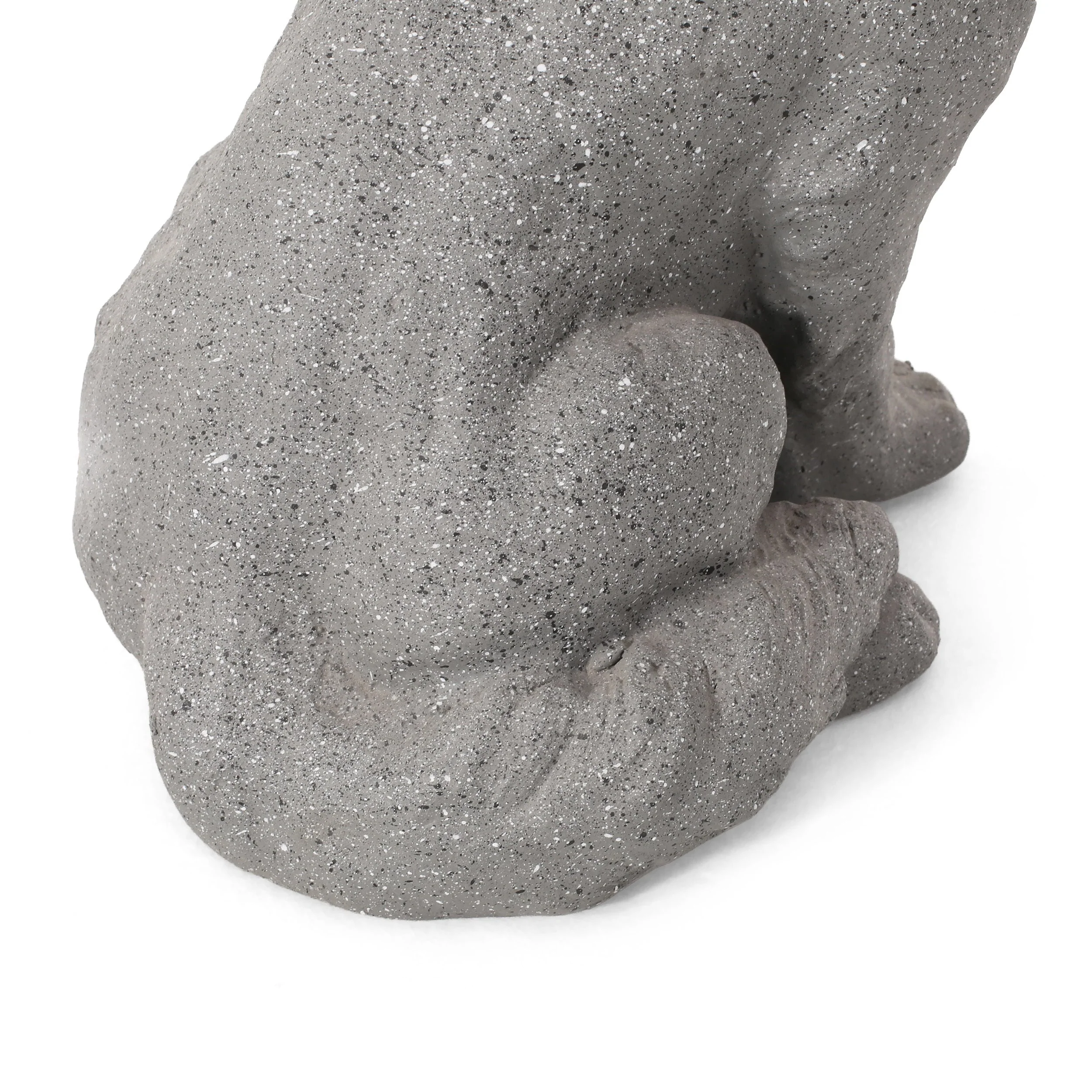 MGO Dog Statue, Outdoor Stone Gray, No Assembly Required - Image 13