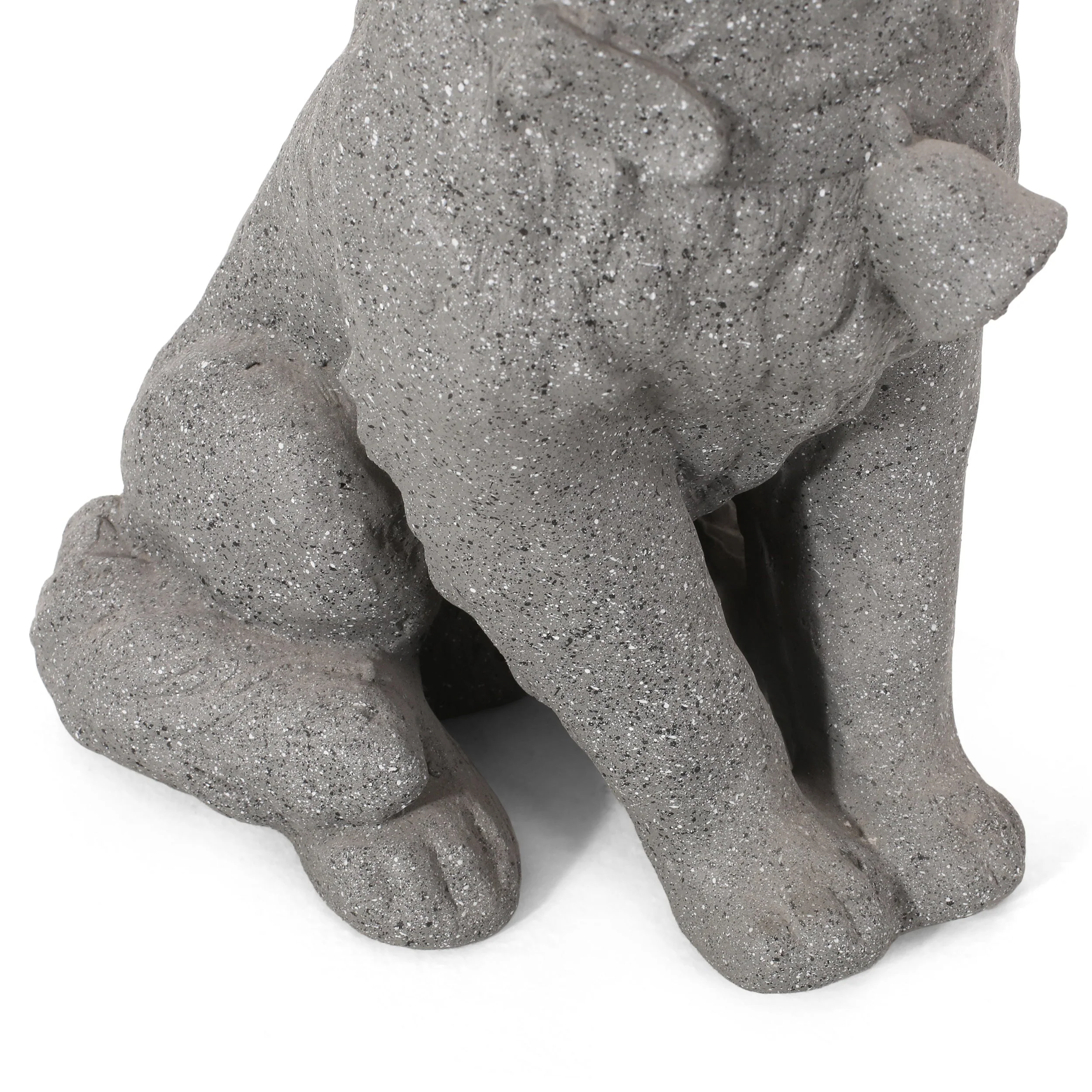 MGO Dog Statue, Outdoor Stone Gray, No Assembly Required - Image 15
