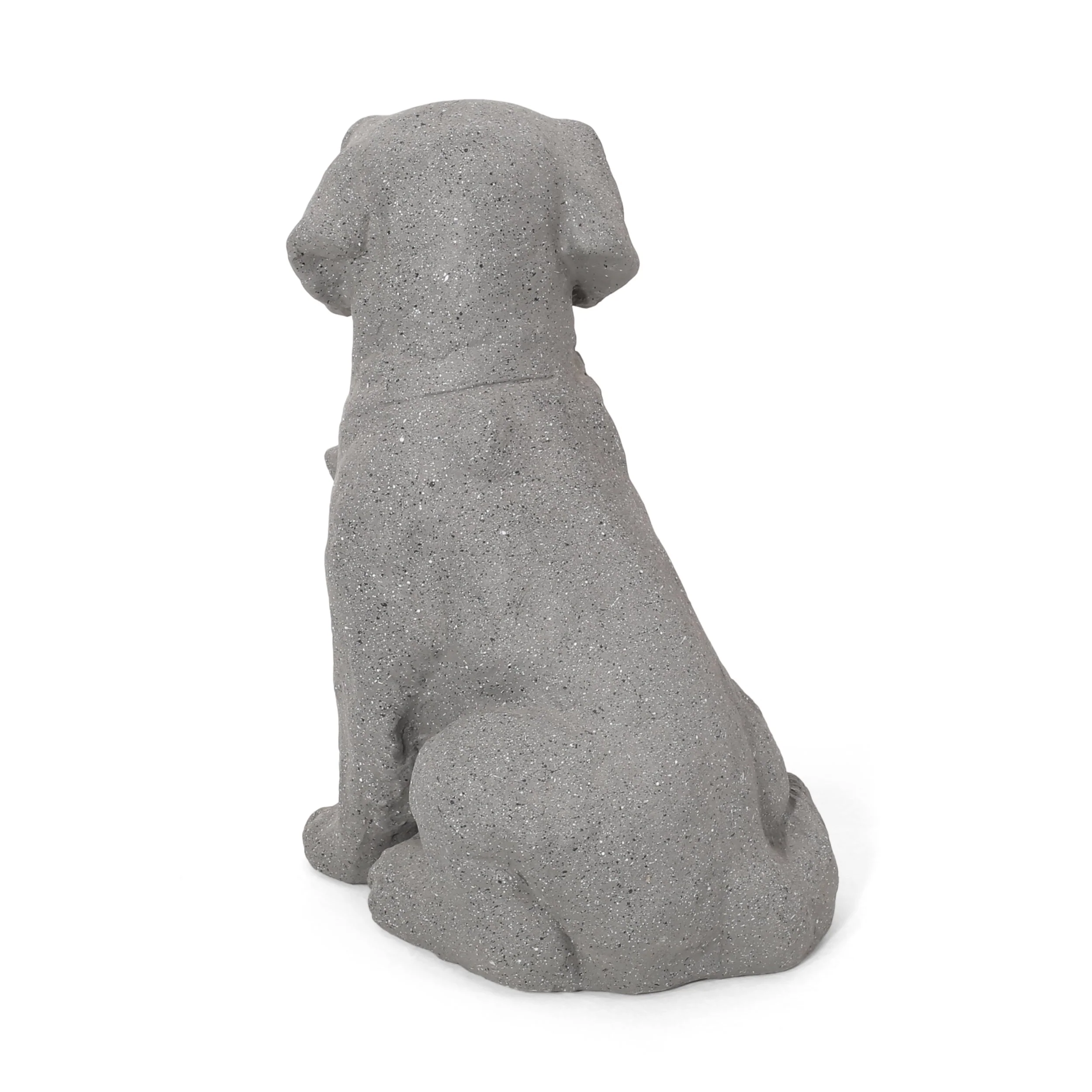 MGO Dog Statue, Outdoor Stone Gray, No Assembly Required - Image 8
