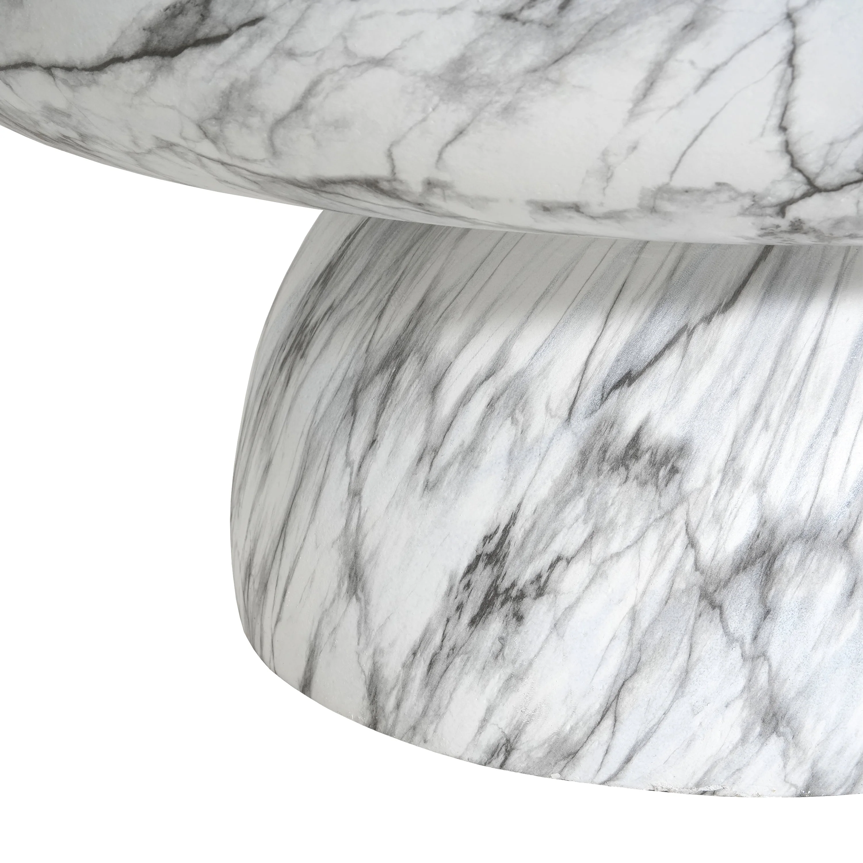 MGO Faux Marble Coffee Table for Both Indoor and Outdoor Use - Image 7
