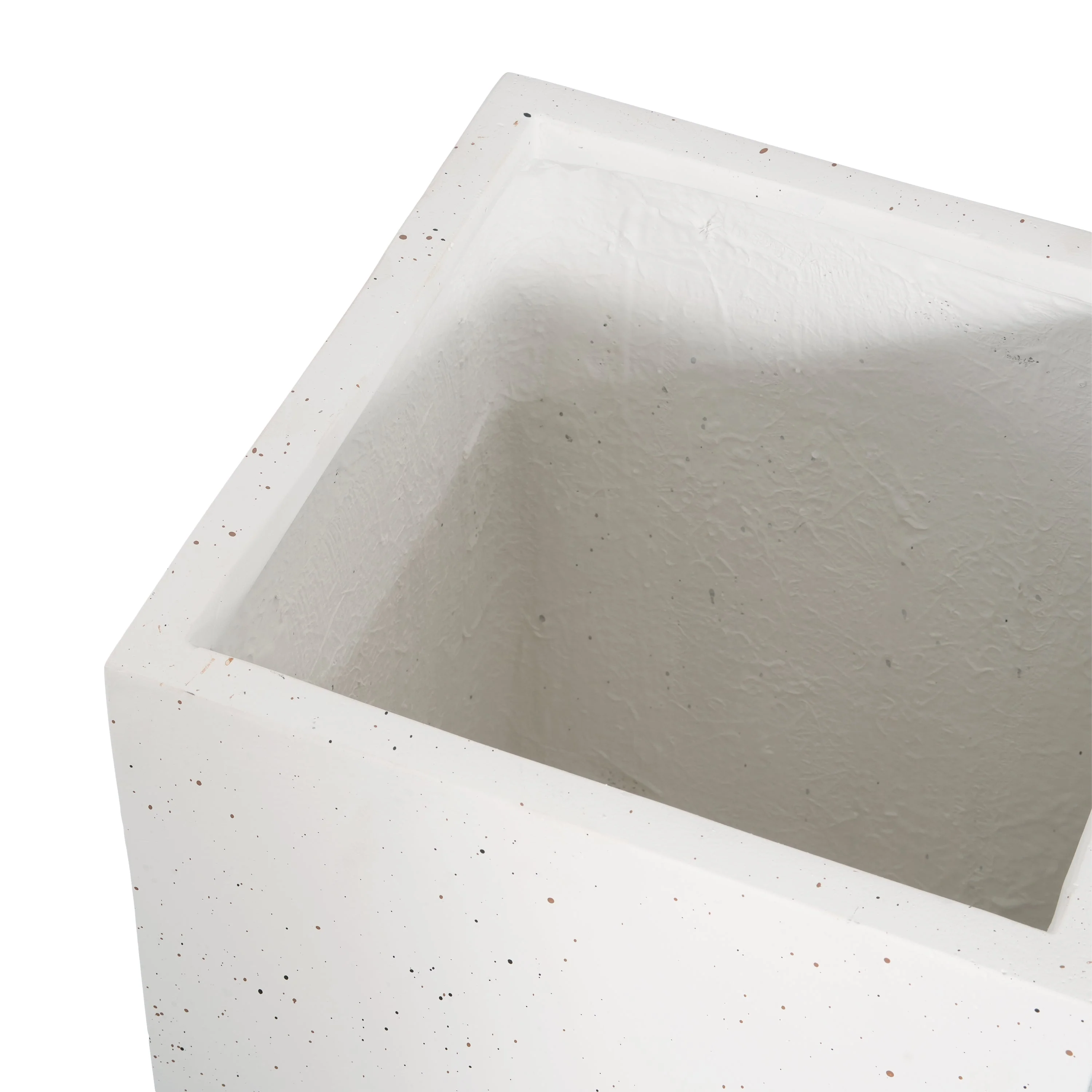 MGO Handmade Rectangle Planter Box, 20"H, White - Image 9