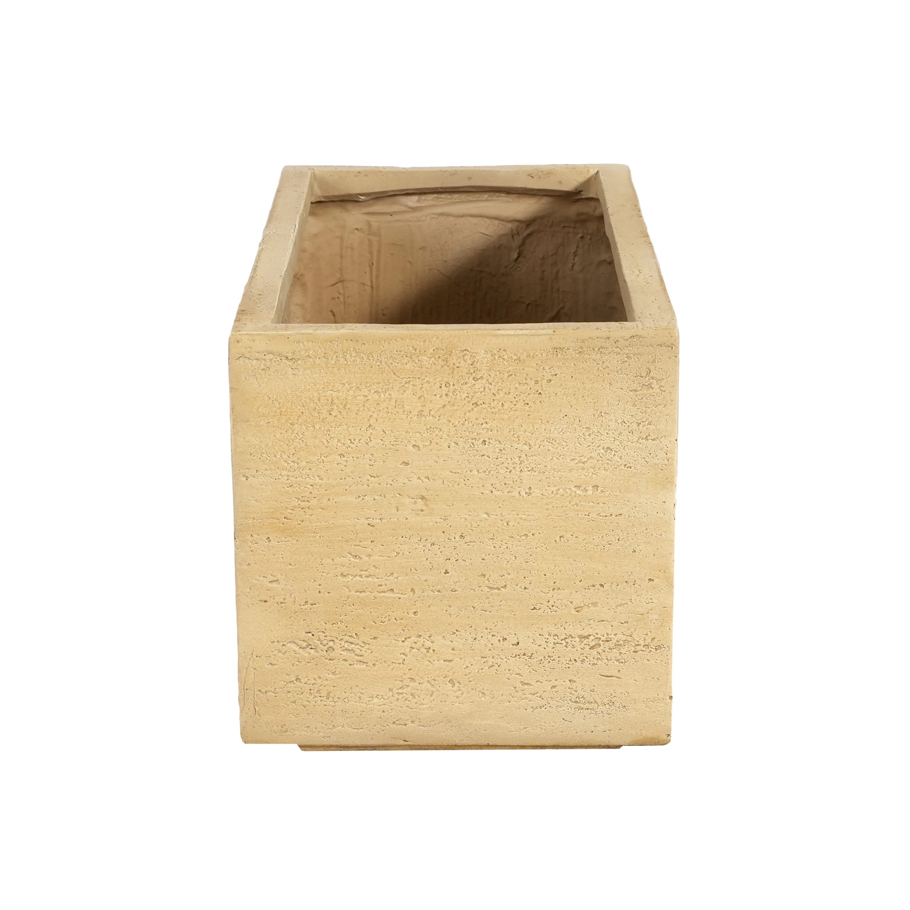 MGO Handmade Rectangle Planter Box, Travertine Beige - Image 8