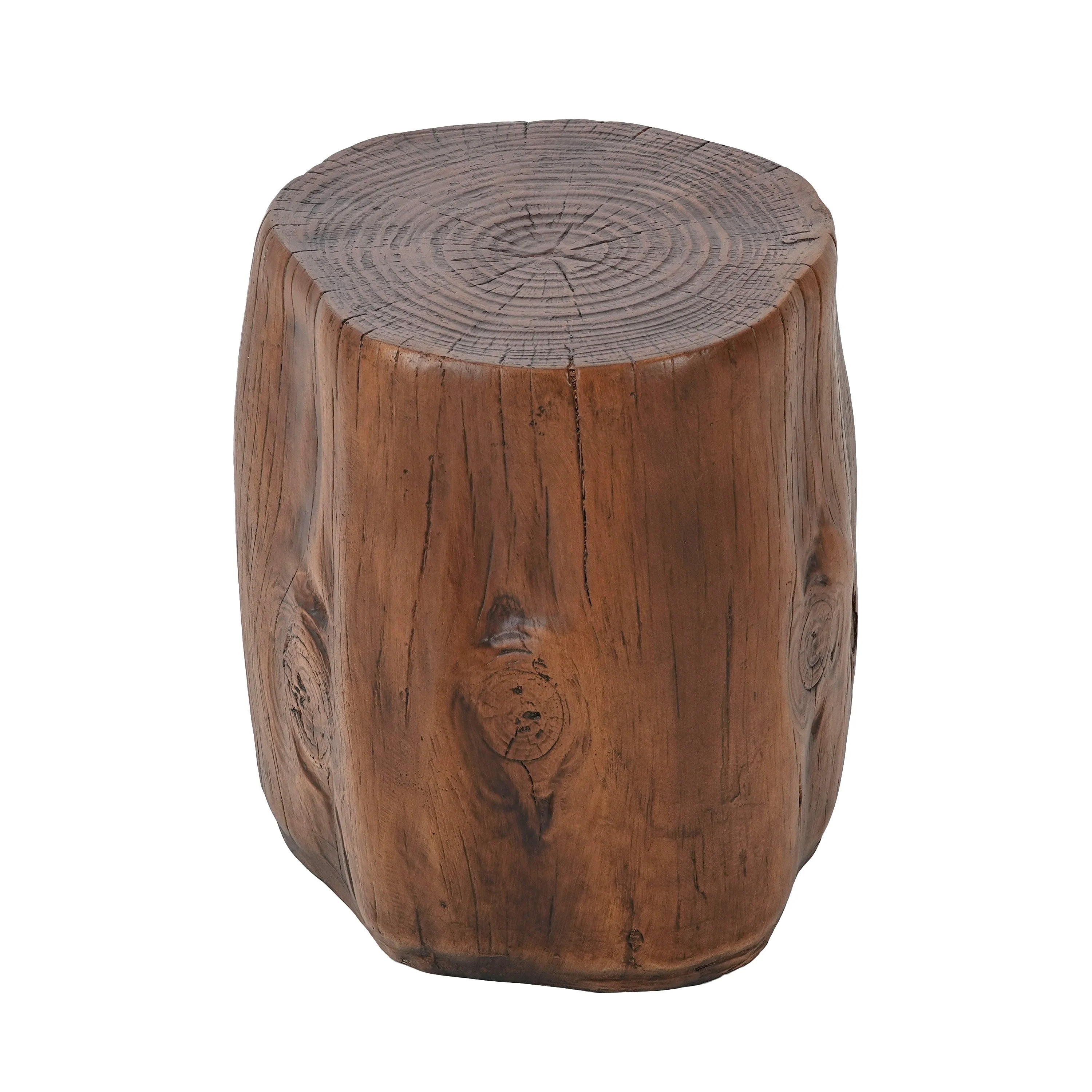 MGO Wood Grain Side Table - Dark Wood Grain - Image 6