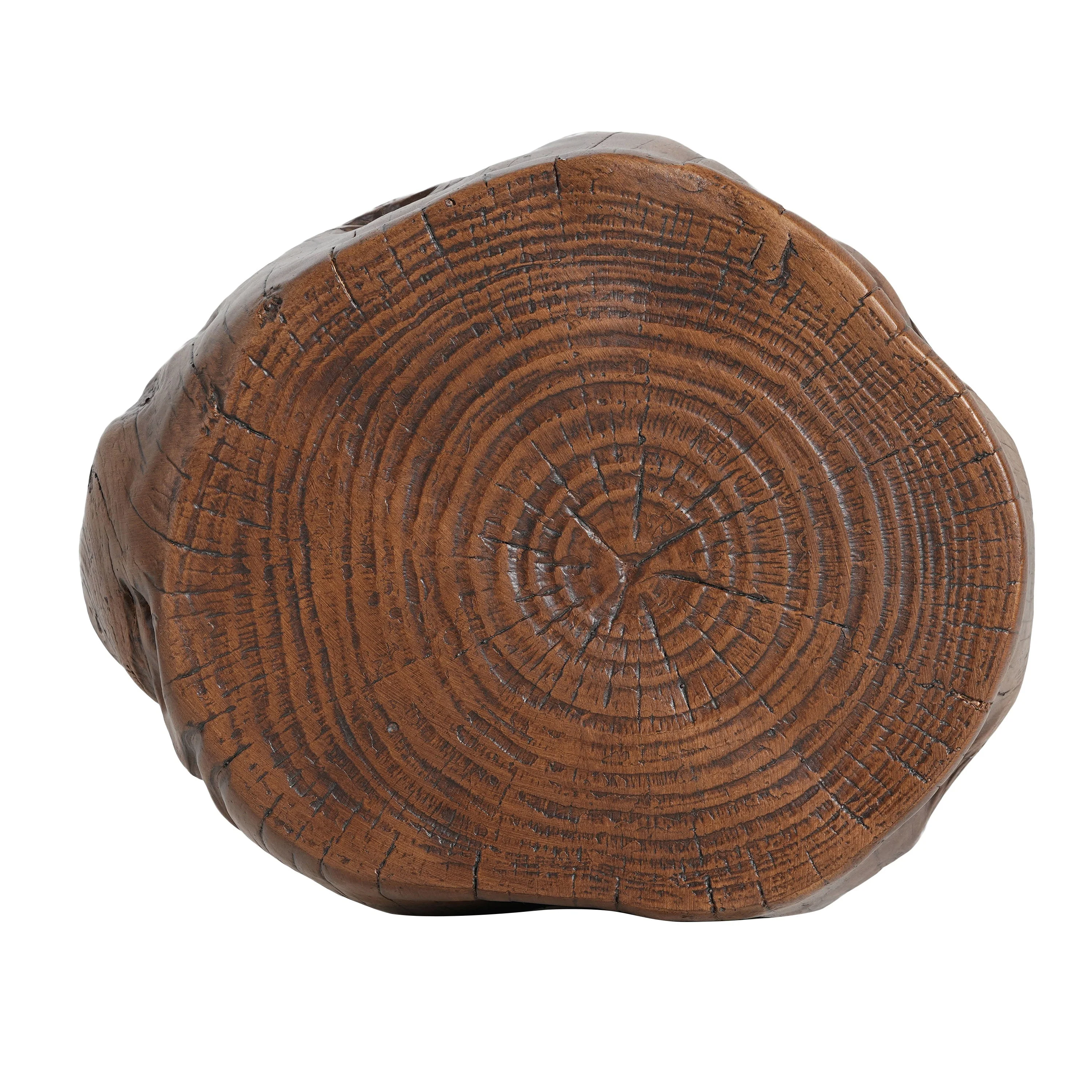 MGO Wood Grain Side Table - Dark Wood Grain - Image 7
