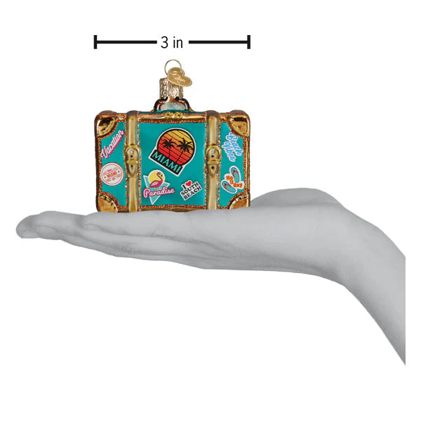 Miami Suitcase Ornament - Image 6