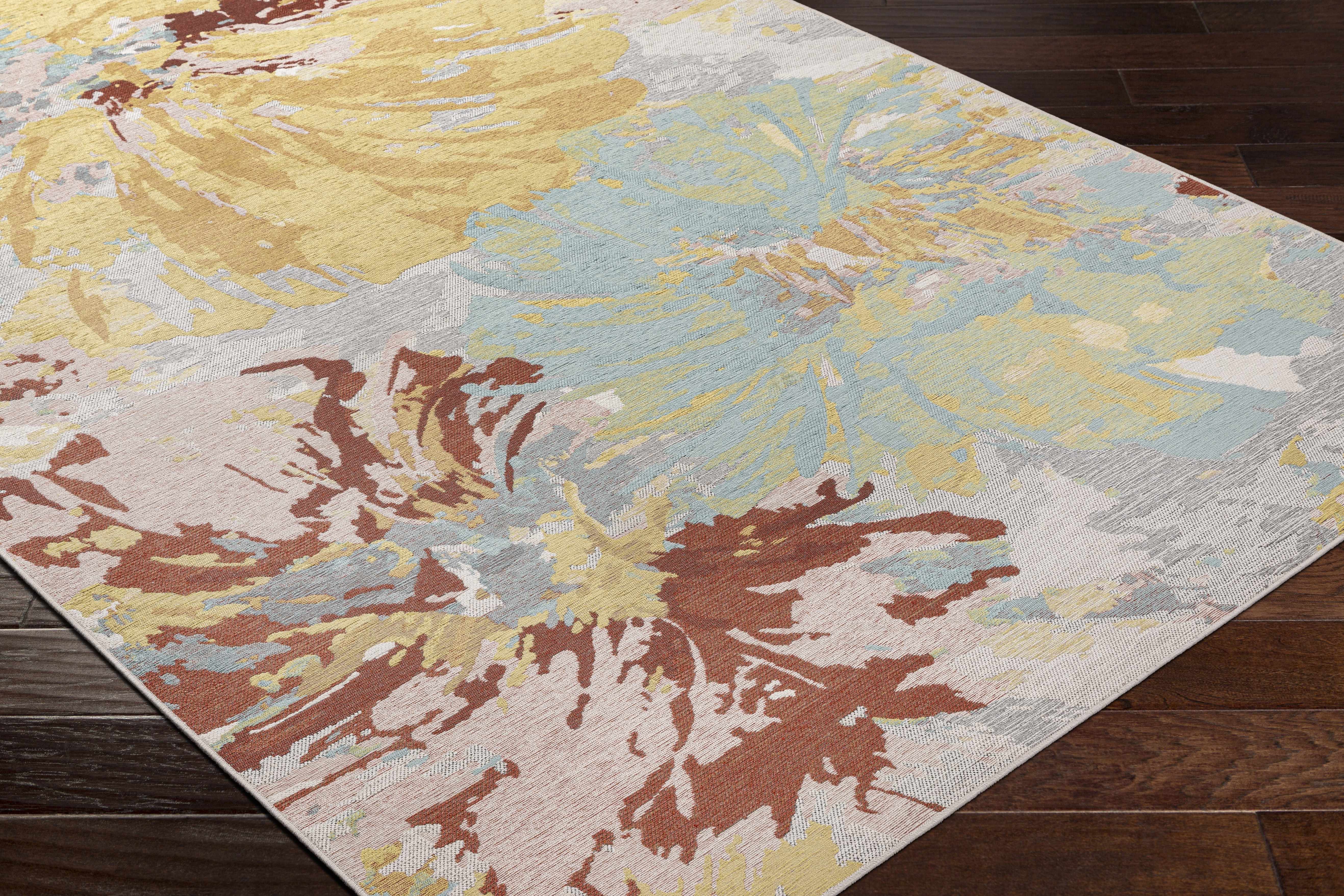 Miaray Floral Chenille Area Rug - Clearance - Image 3