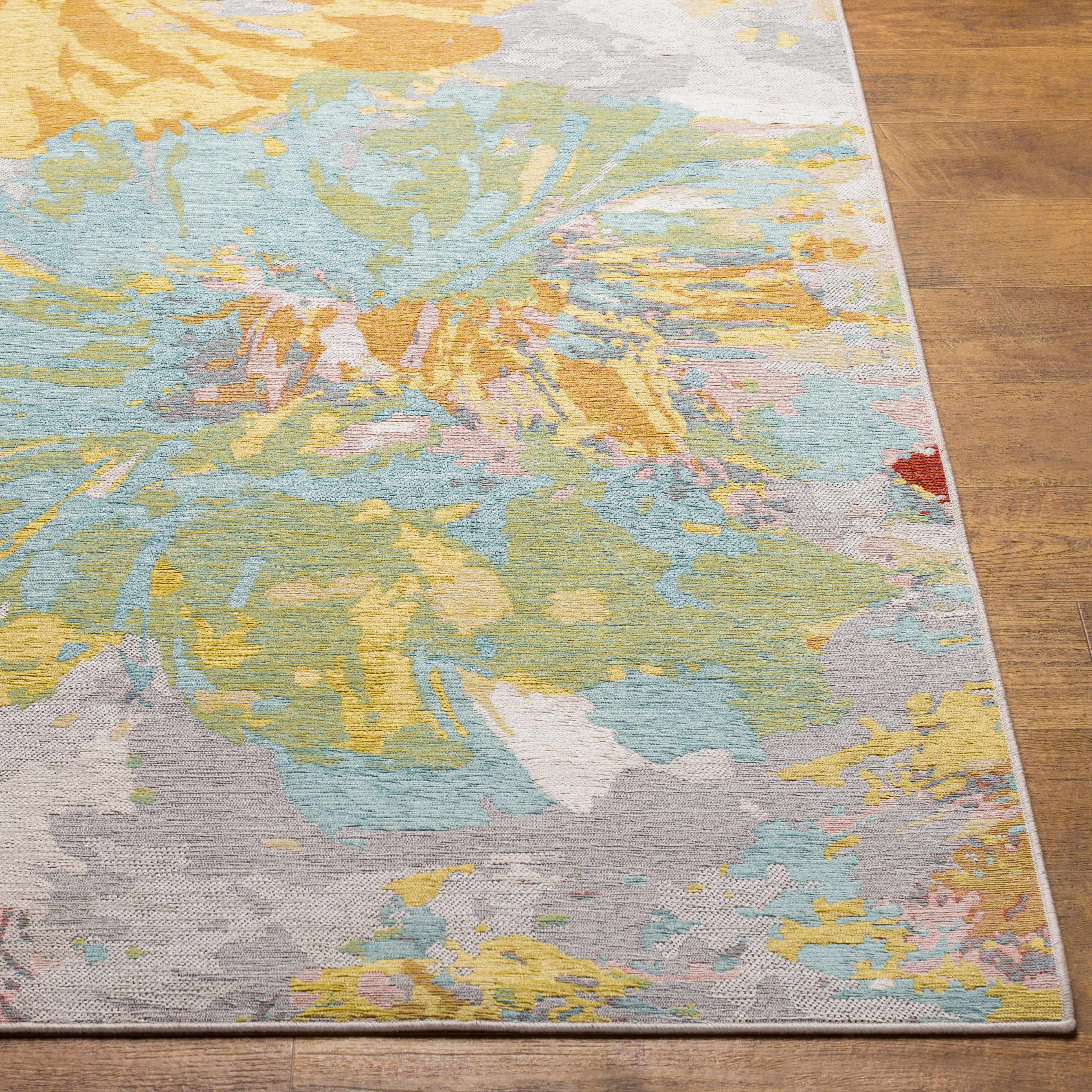 Miaray Floral Chenille Area Rug - Clearance - Image 5