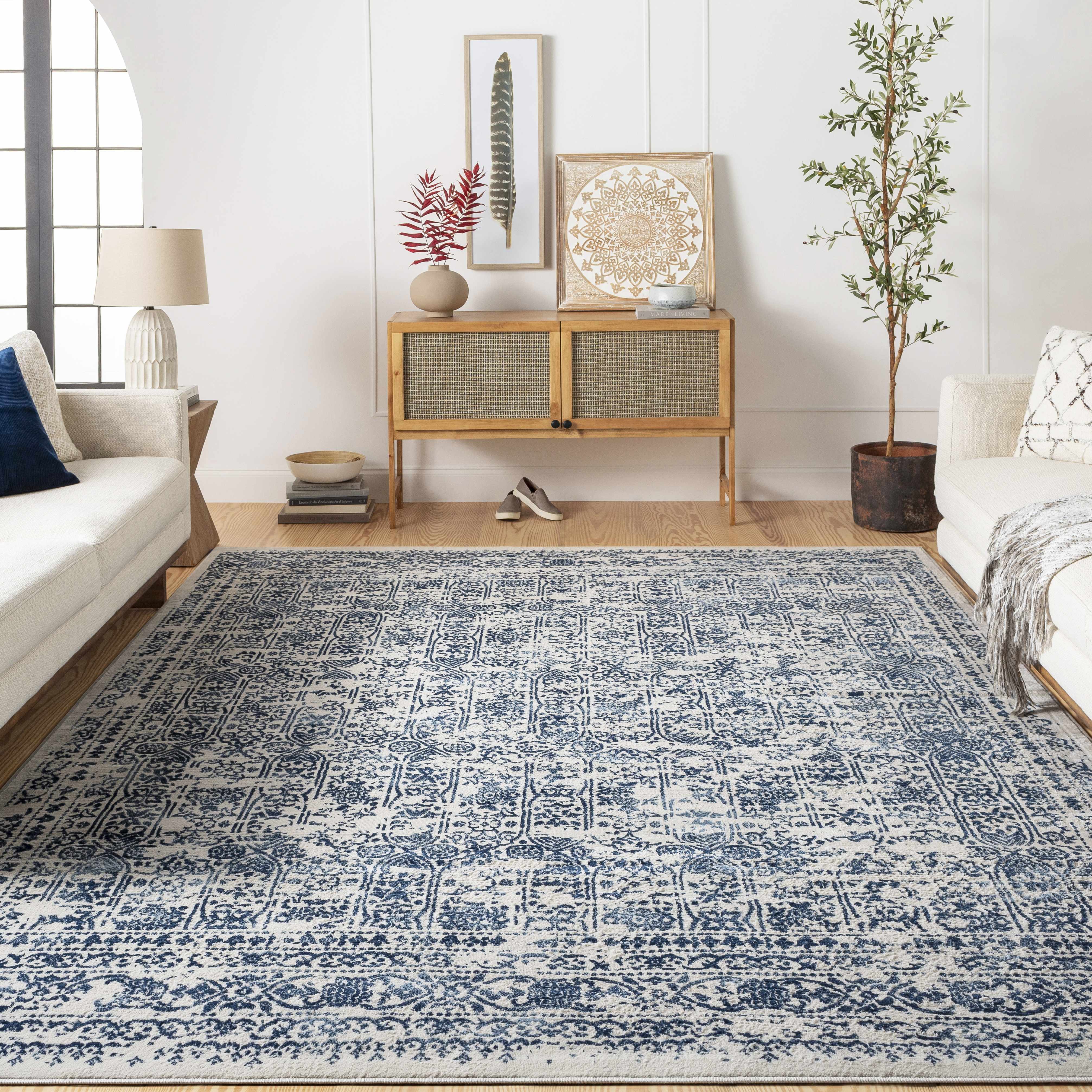 Michie Blue Area Rug - Clearance - Image 9