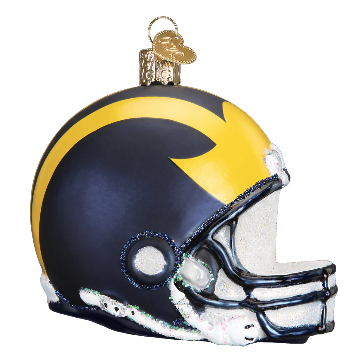 Michigan Helmet Christmas Ornament - Image 3