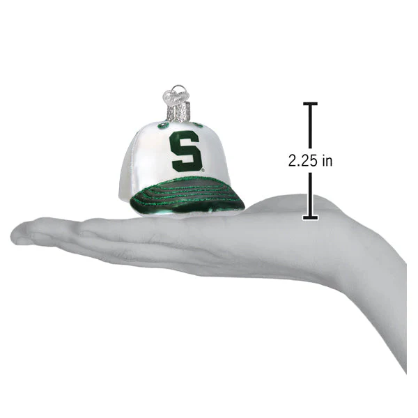 Michigan State Baseball Cap Ornament - Image 4