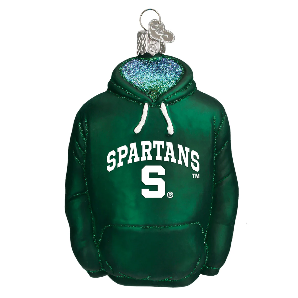Michigan State Hoodie Christmas Ornament - Image 3