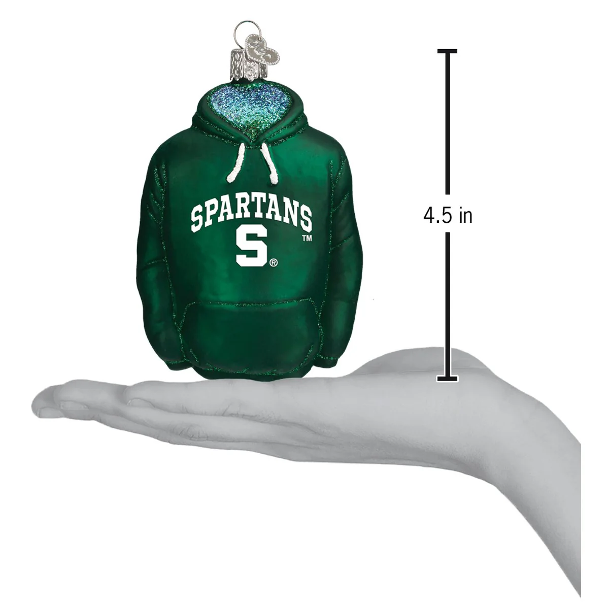 Michigan State Hoodie Christmas Ornament - Image 4