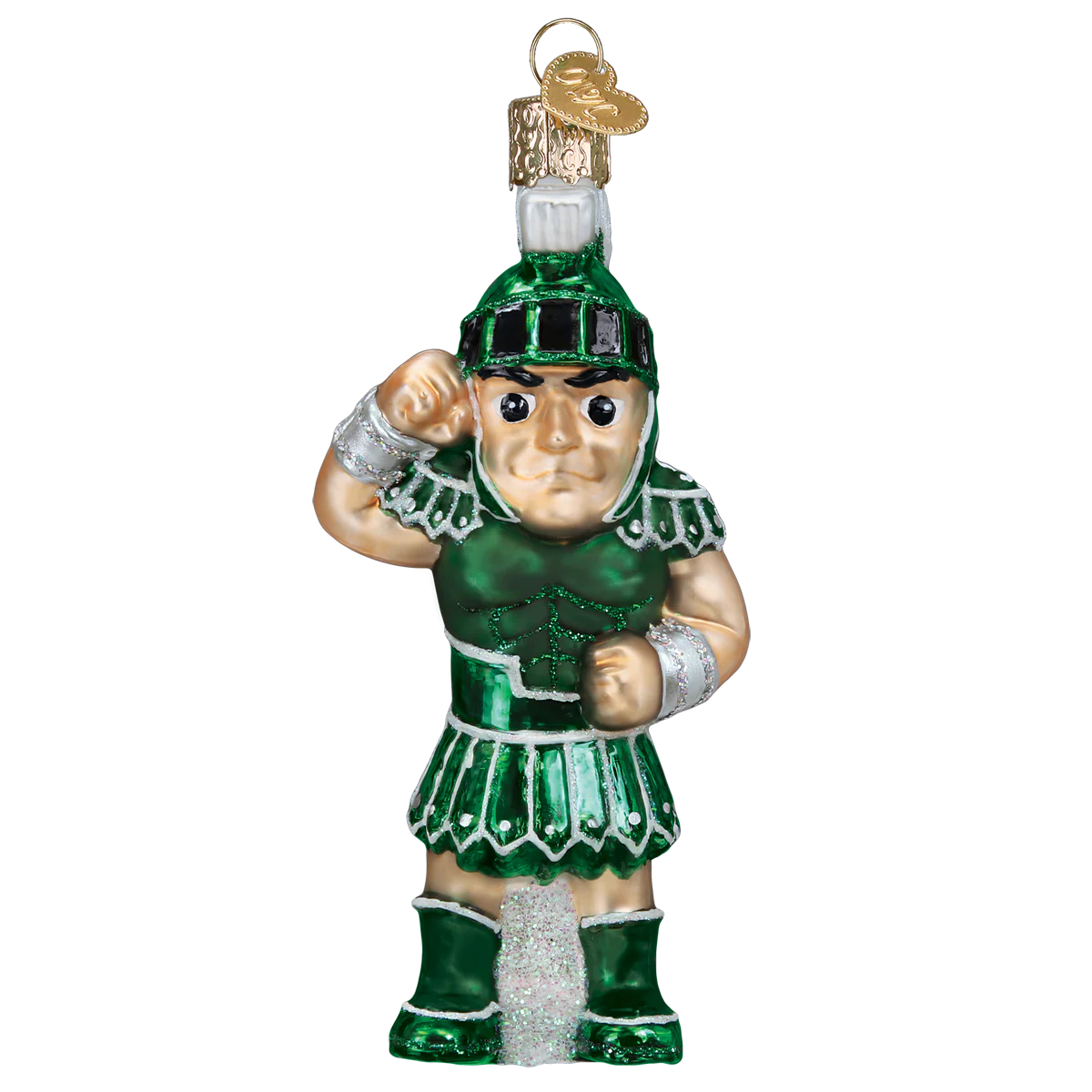 Michigan State Sparty Ornament 4.5 x 2.25 x 1.5 Inches by Old World Christmas - Image 3