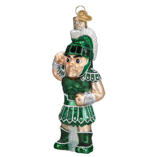 Michigan State Sparty Ornament 4.5 x 2.25 x 1.5 Inches by Old World Christmas - Image 6