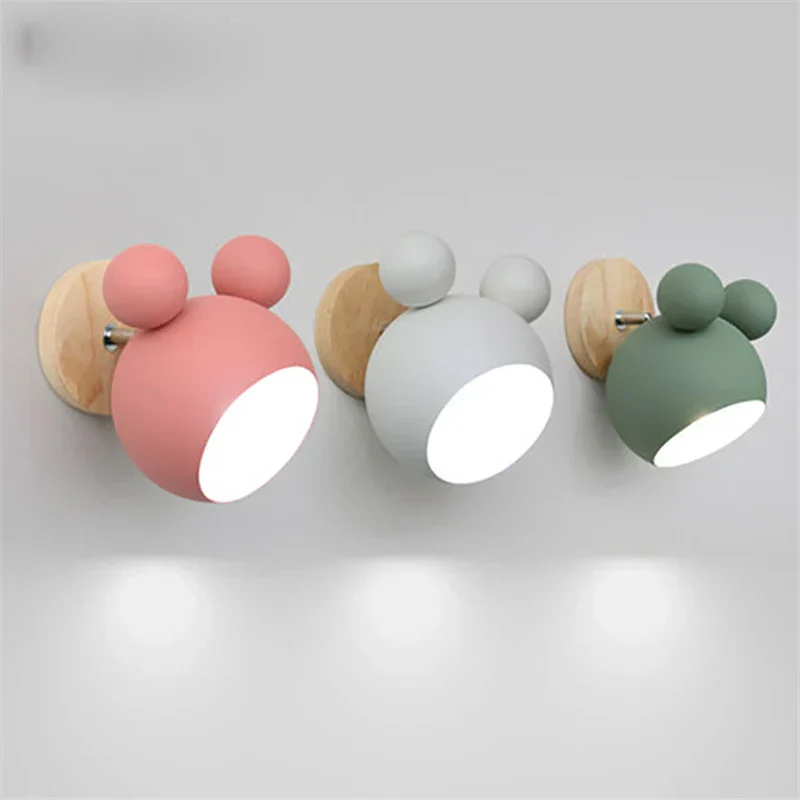 Mickey Wall Lamp – Cartoon Wall Light for Kids Room, Bedroom & Nursery Decor - Image 2