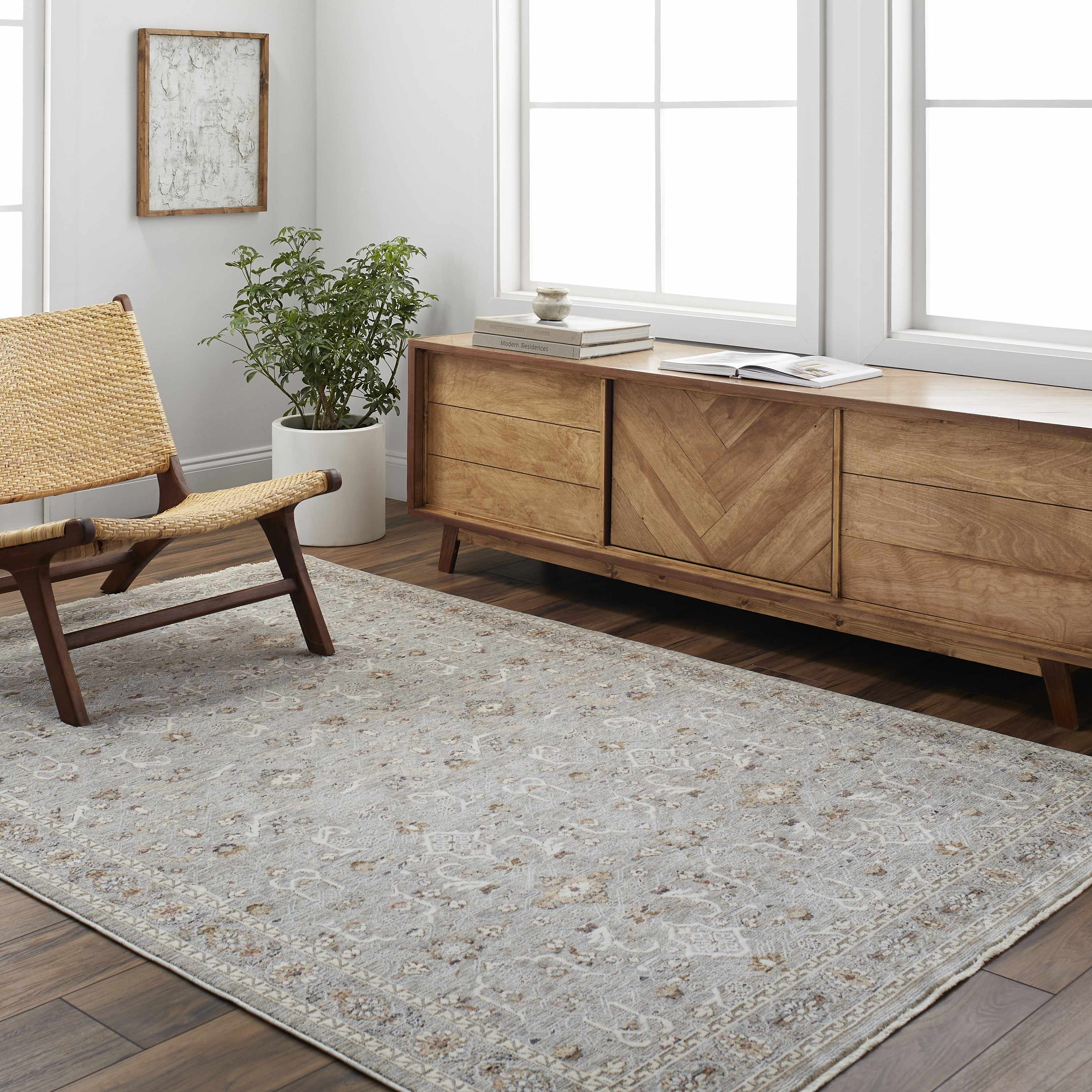 Micol Carved Statement Rug - Clearance - Image 2