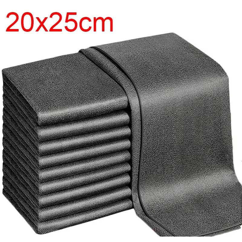 Microfiber Cleaning Cloths 10 Pack Lint Free Reusable Towels for Car Kitchen Glass - Image 4