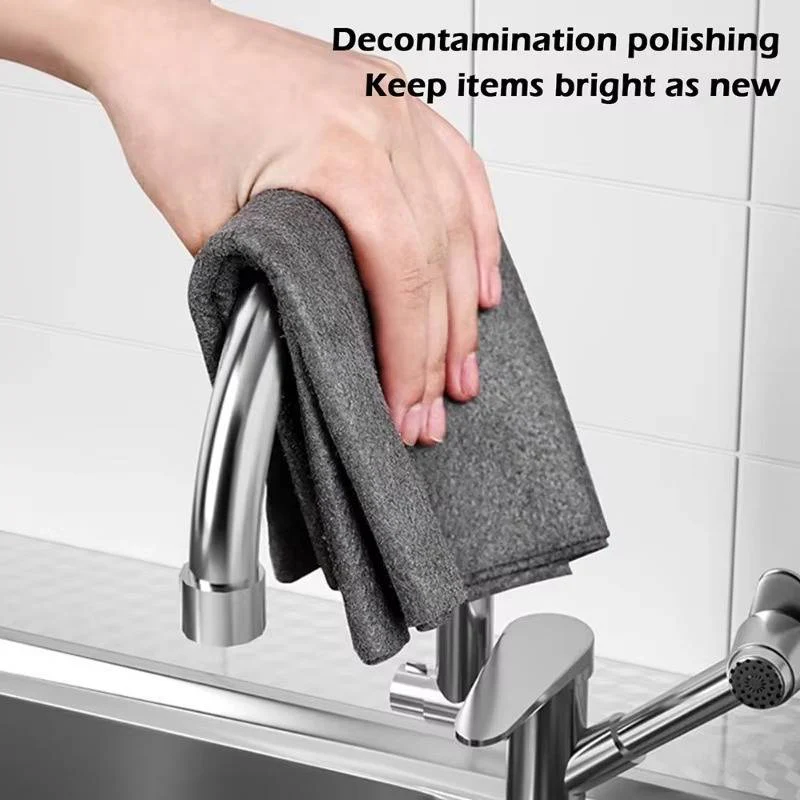 Microfiber Cleaning Cloths 10 Pack Lint Free Reusable Towels for Car Kitchen Glass - Image 5