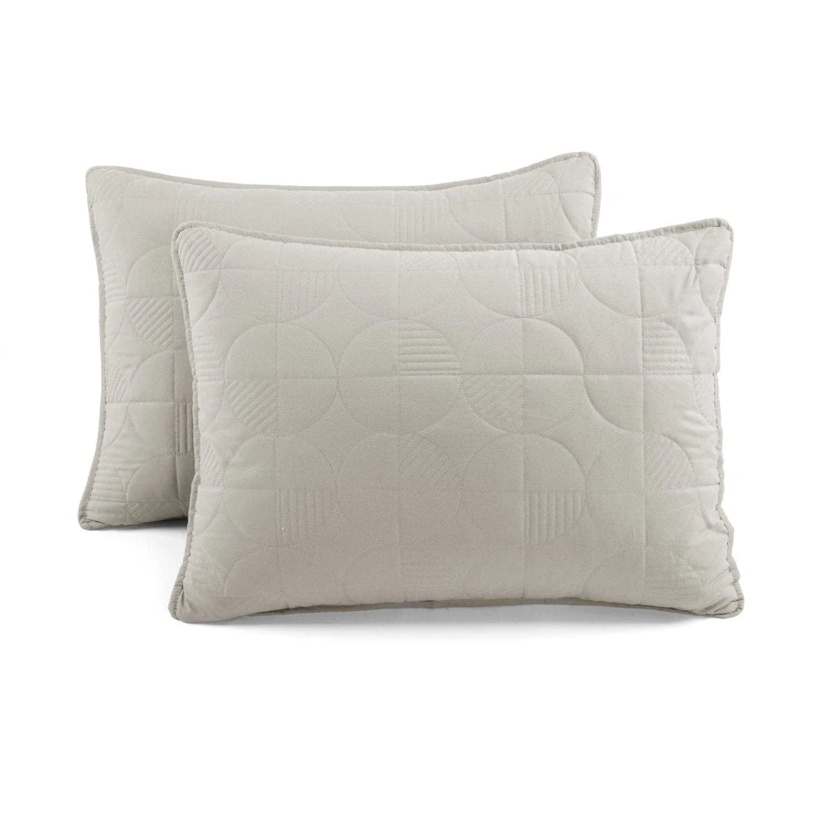 Mid Century Circle Cotton Quilt 3 Piece Set - Image 8