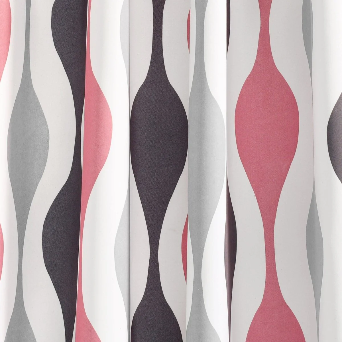 Mid Century Geo Light Filtering Window Curtain Panel Set - Image 30