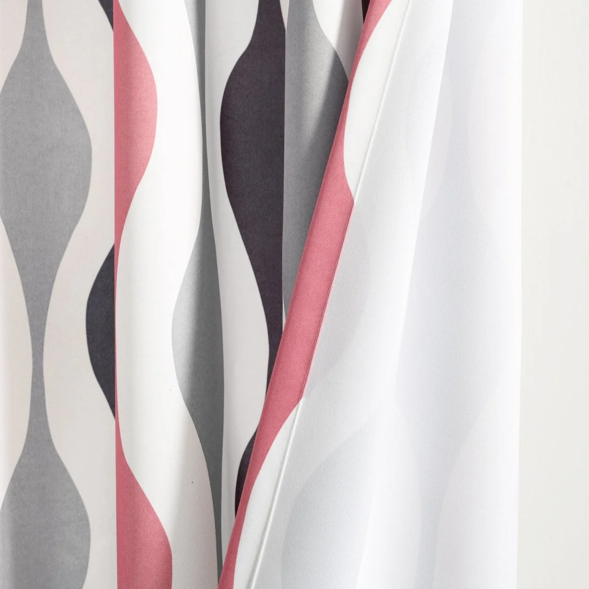 Mid Century Geo Light Filtering Window Curtain Panel Set - Image 32