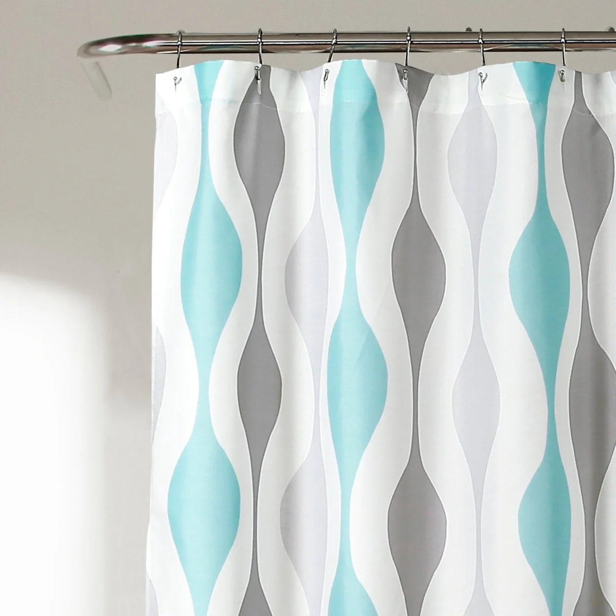 Mid Century Geo Shower Curtain - Image 4