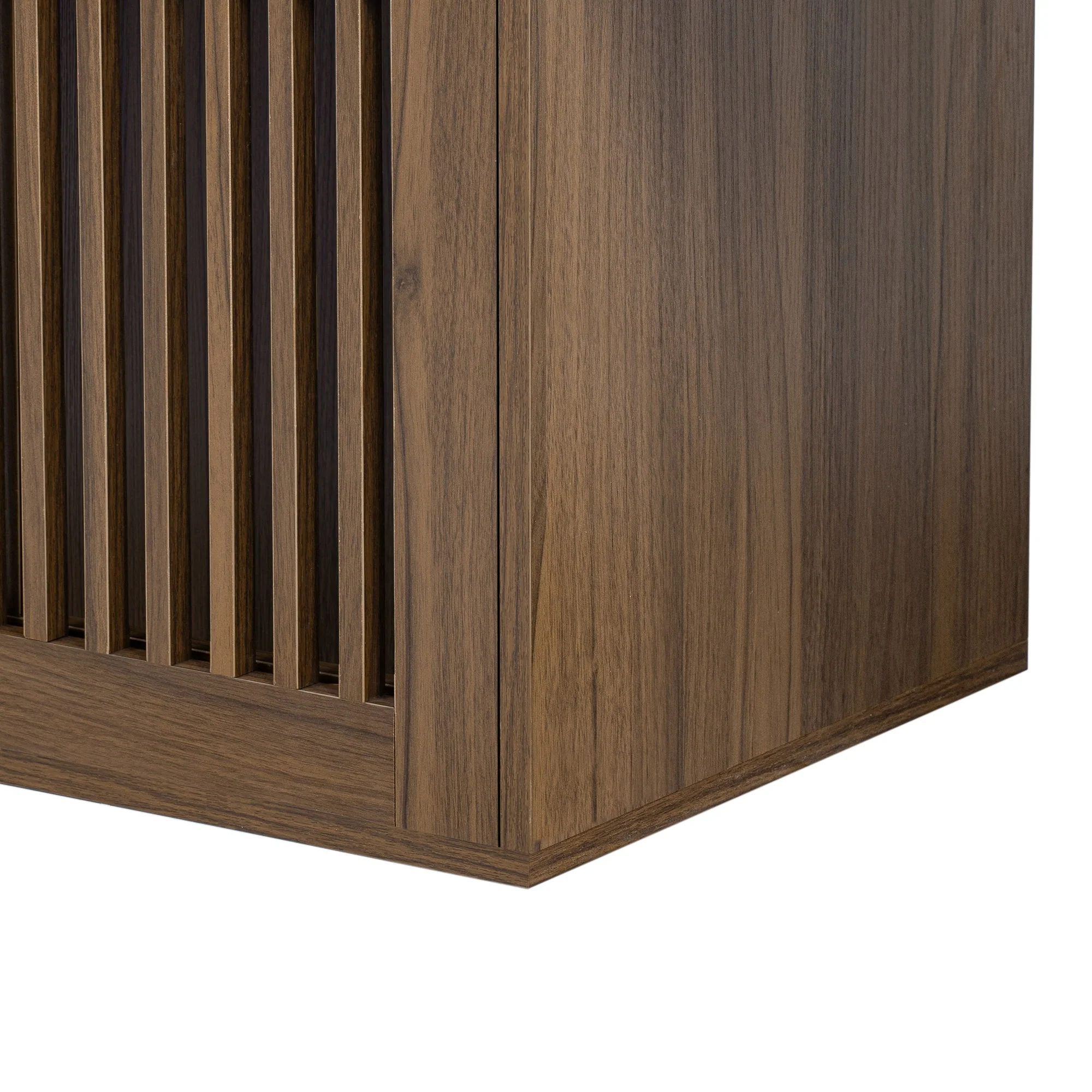 Mid-Century Modern 2-in-1 Extendable Walnut TV Stand - Image 14