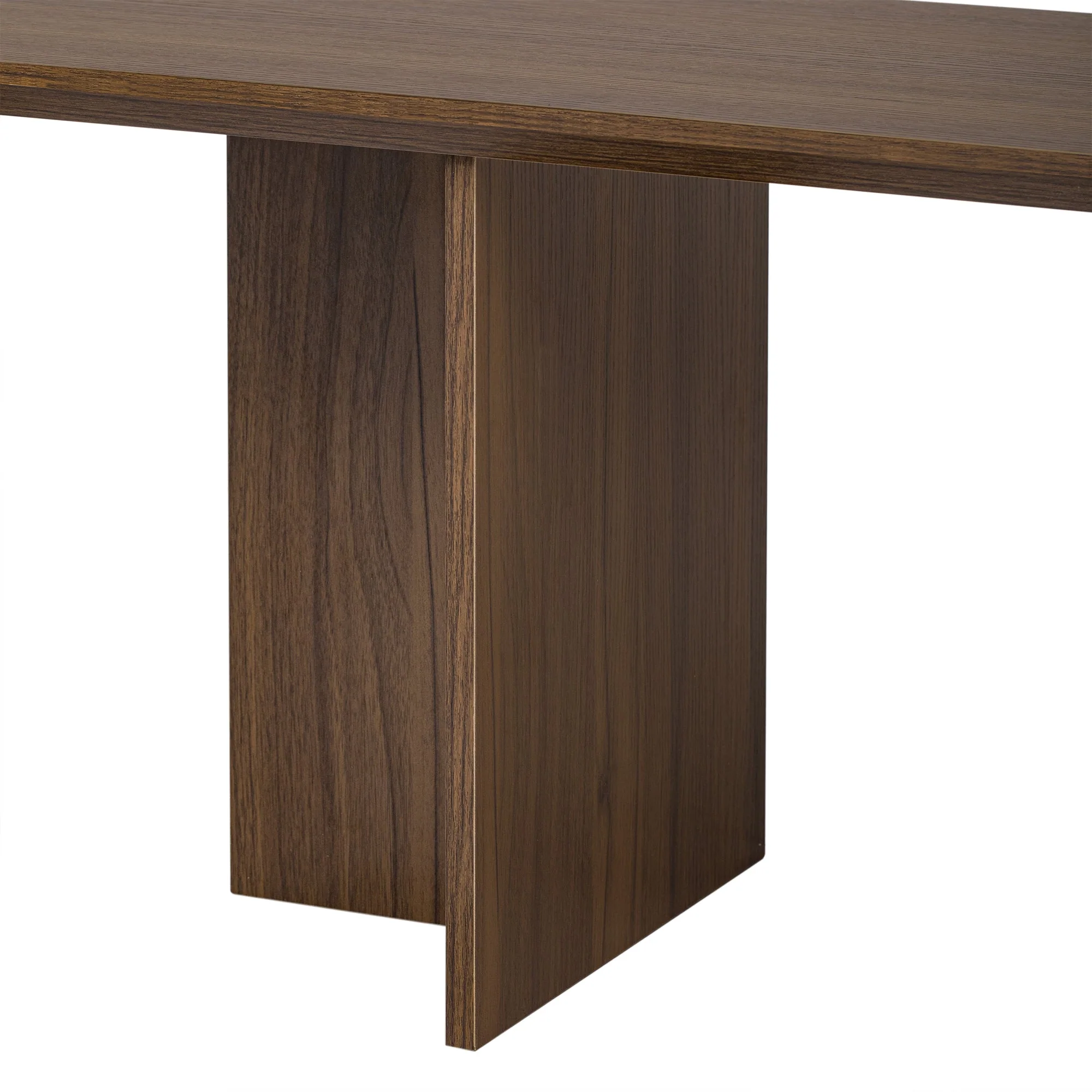 Mid-Century Modern 2-in-1 Extendable Walnut TV Stand - Image 15