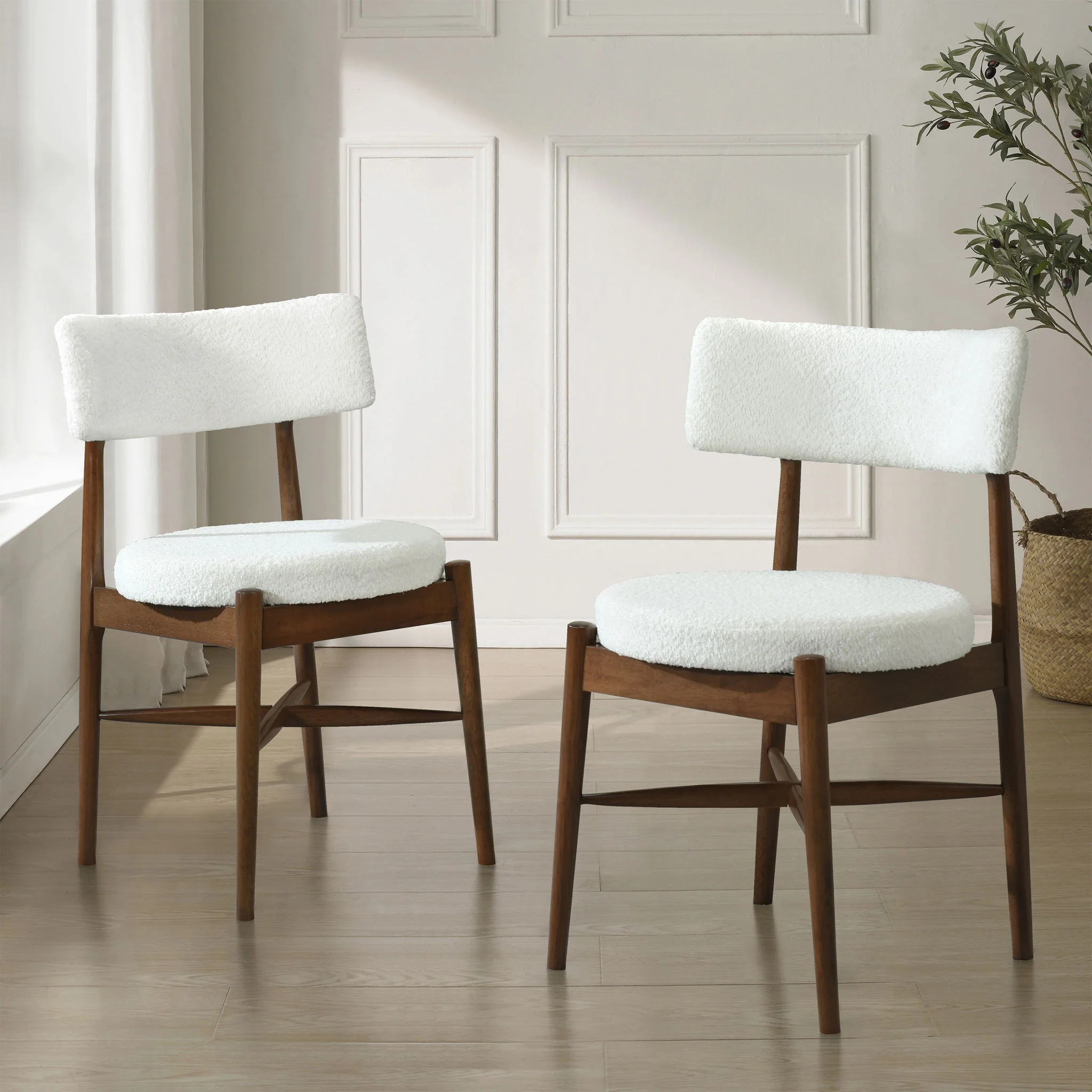 Mid Century Modern Dining Chairs With Unique Design - Image 4