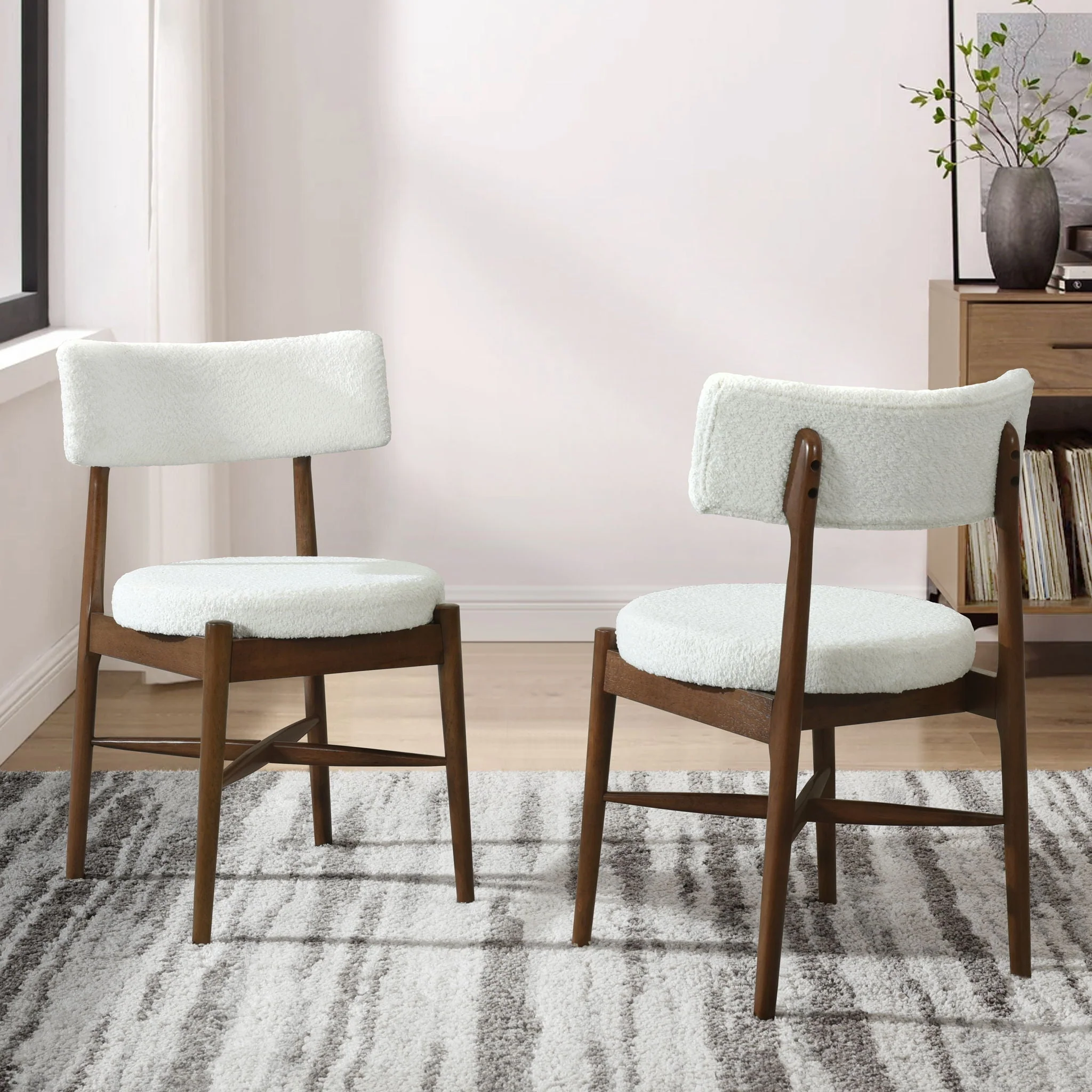 Mid Century Modern Dining Chairs With Unique Design - Image 5