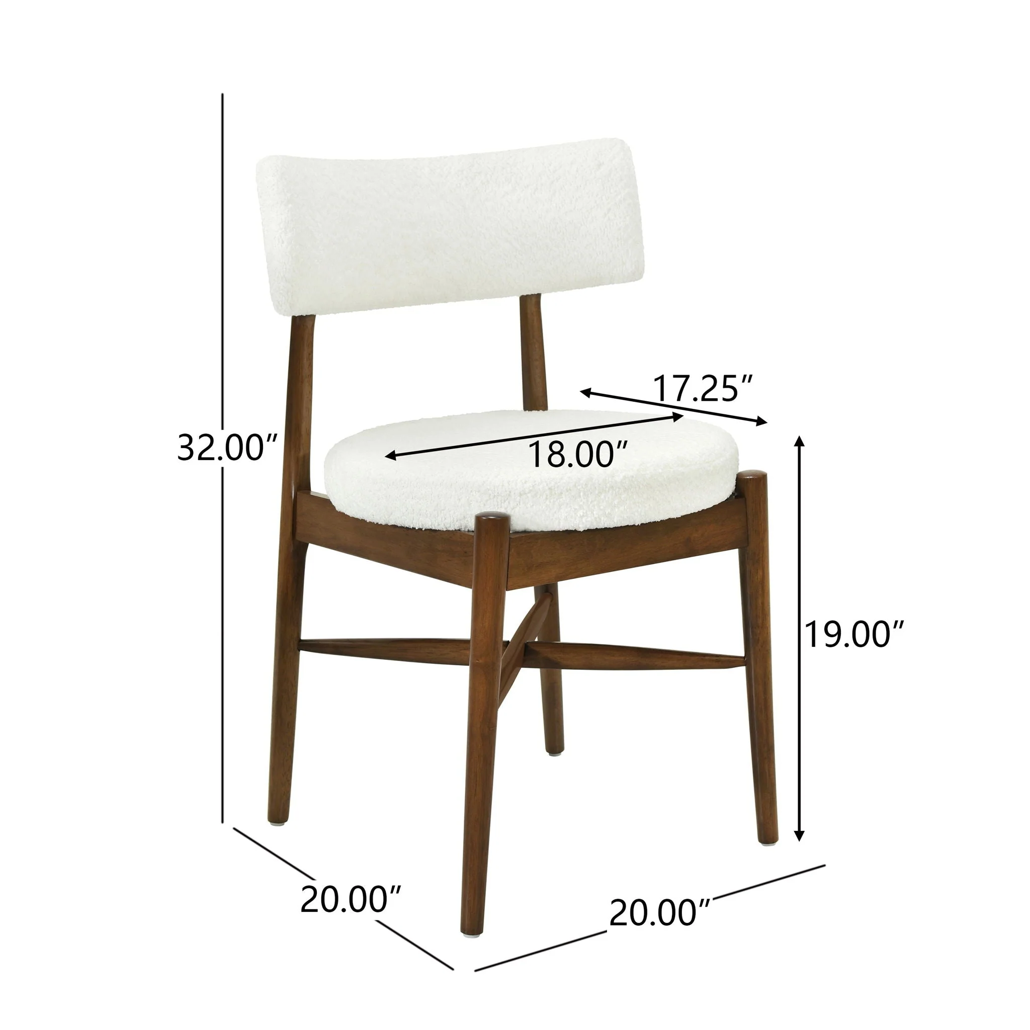 Mid Century Modern Dining Chairs With Unique Design - Image 7